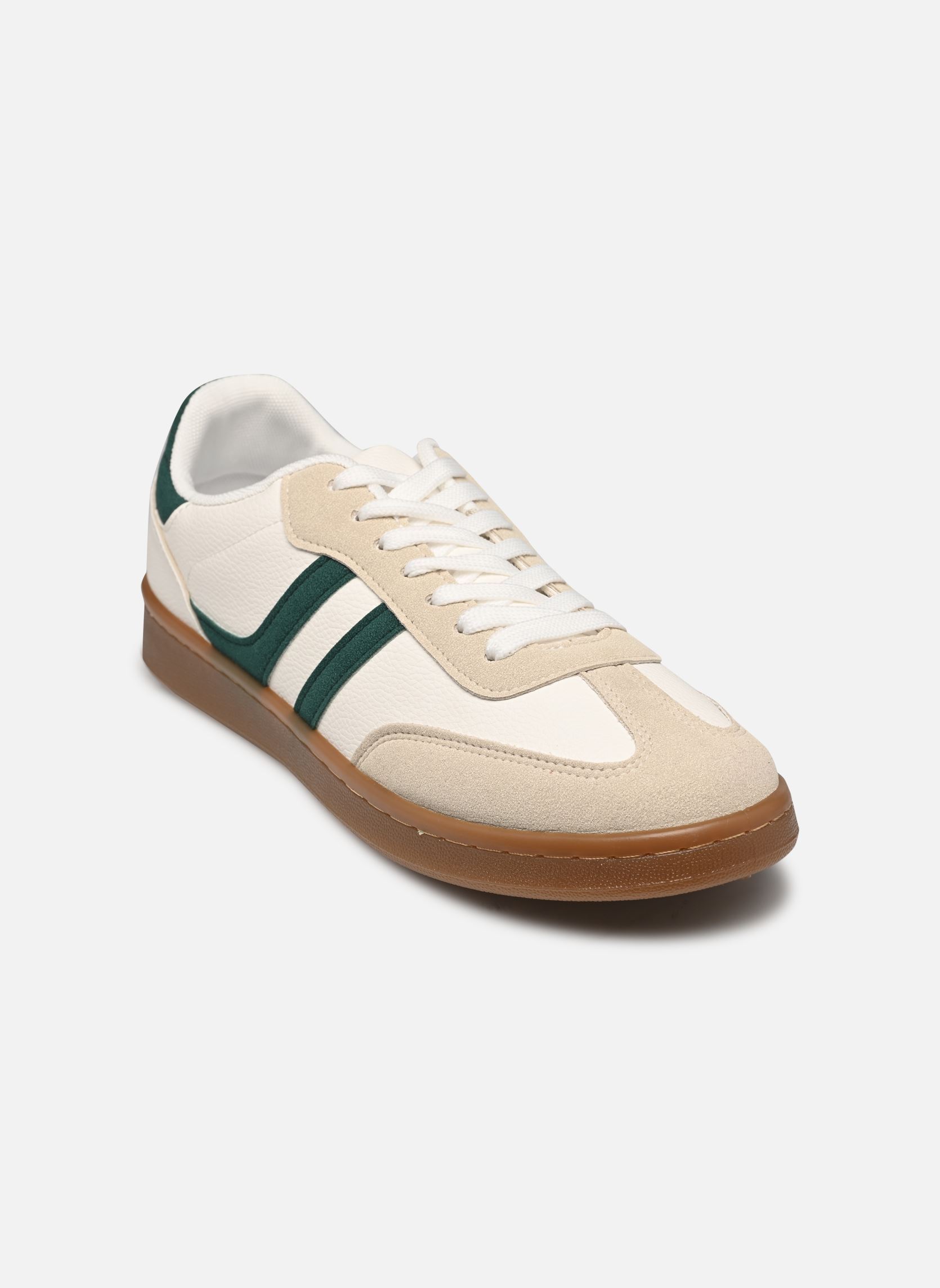 Baskets THIMY homme blanc MADE BY Baskets THIMY homme blanc BLANC VERT