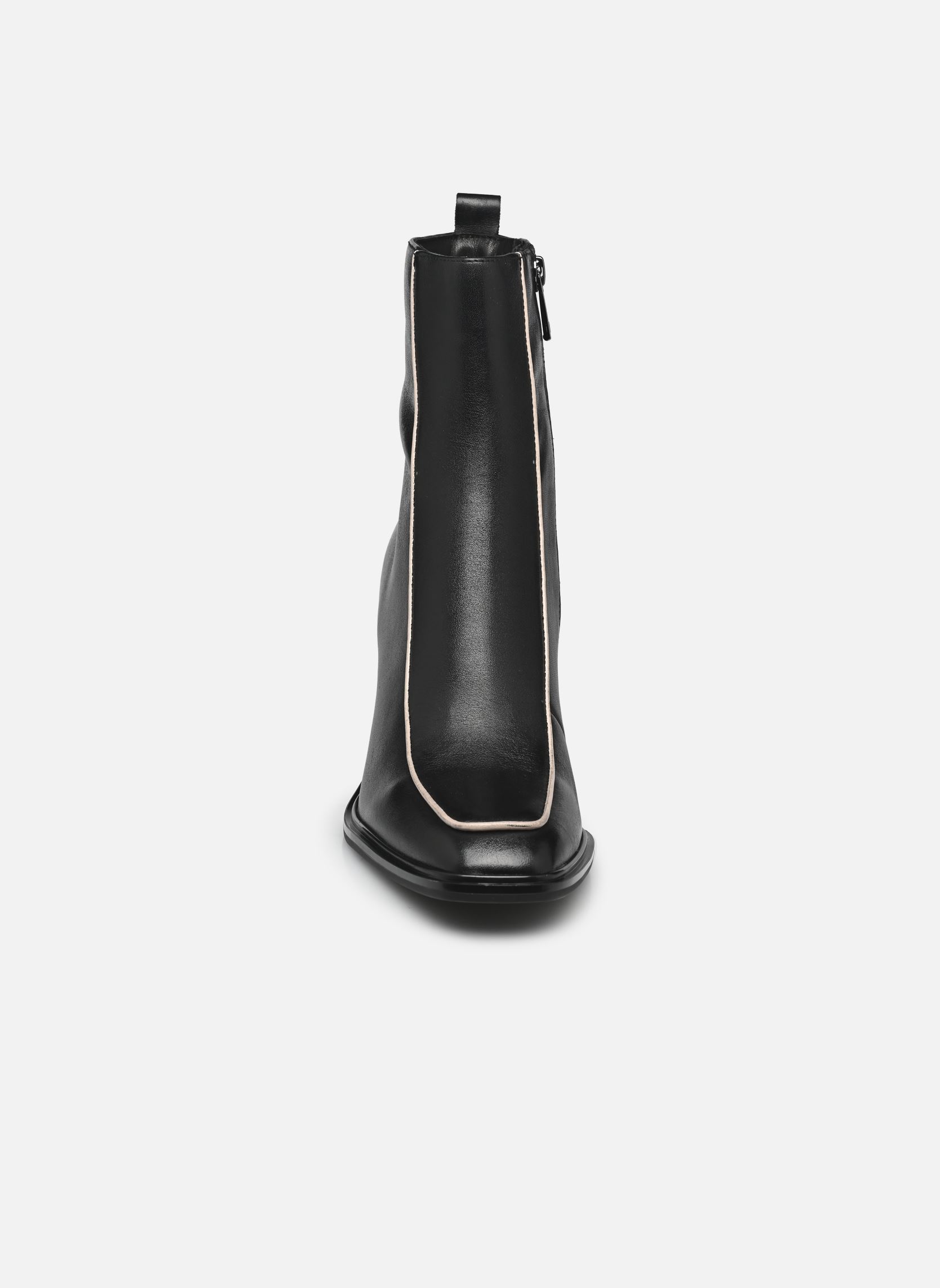 Enkellaarzen en boots 25038-43 dames zwart NEWD. Enkellaarzen en boots 25038-43 dames zwart BLACK COMB