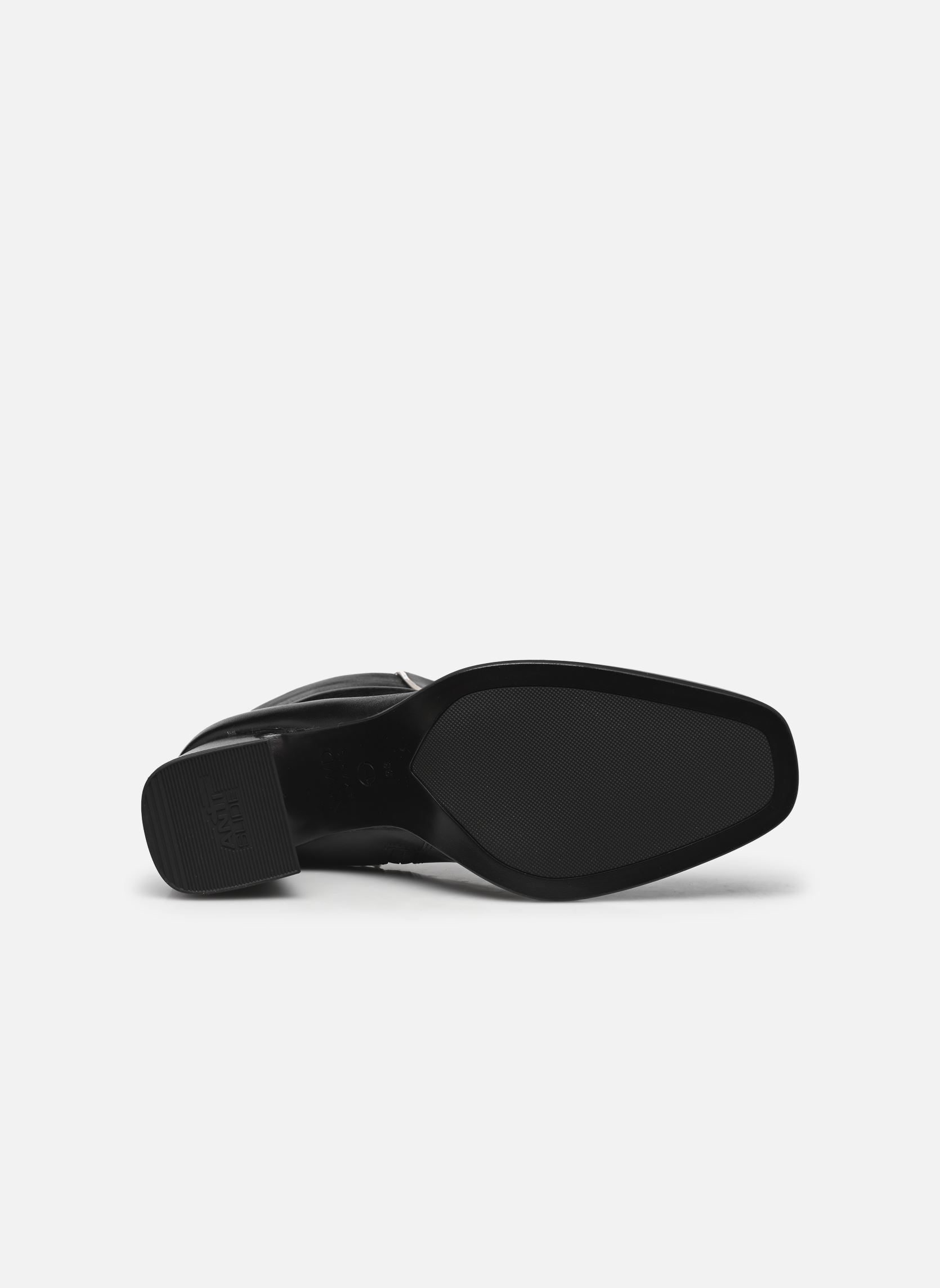 Enkellaarzen en boots 25038-43 dames zwart NEWD. Enkellaarzen en boots 25038-43 dames zwart BLACK COMB