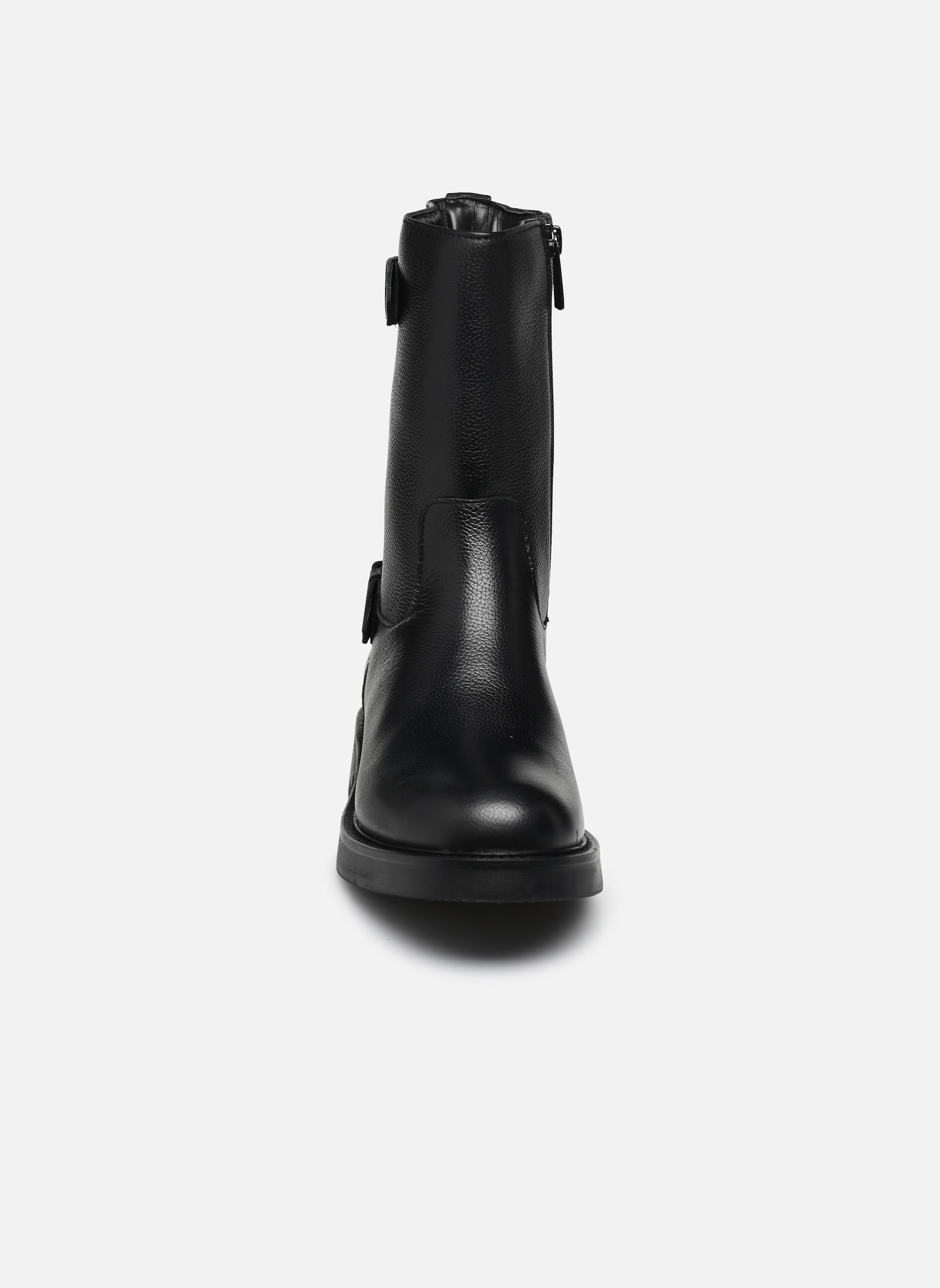 Stivaletti da motociclista 25395-43 donna nero NEWD. Stivaletti da motociclista 25395-43 donna nero BLACK LEATHER