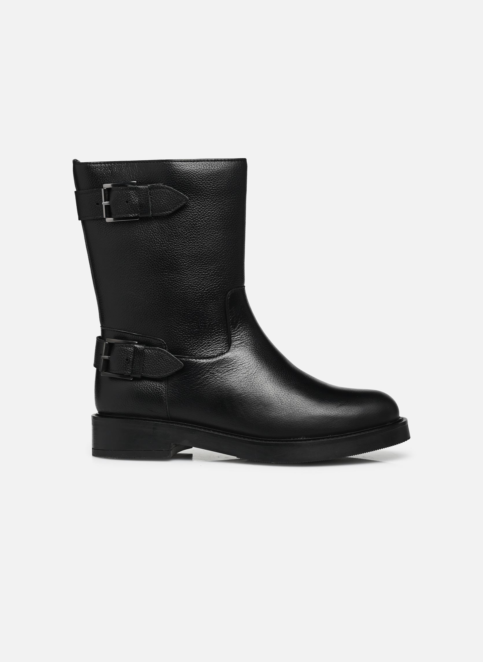 Stivaletti da motociclista 25395-43 donna nero NEWD. Stivaletti da motociclista 25395-43 donna nero BLACK LEATHER