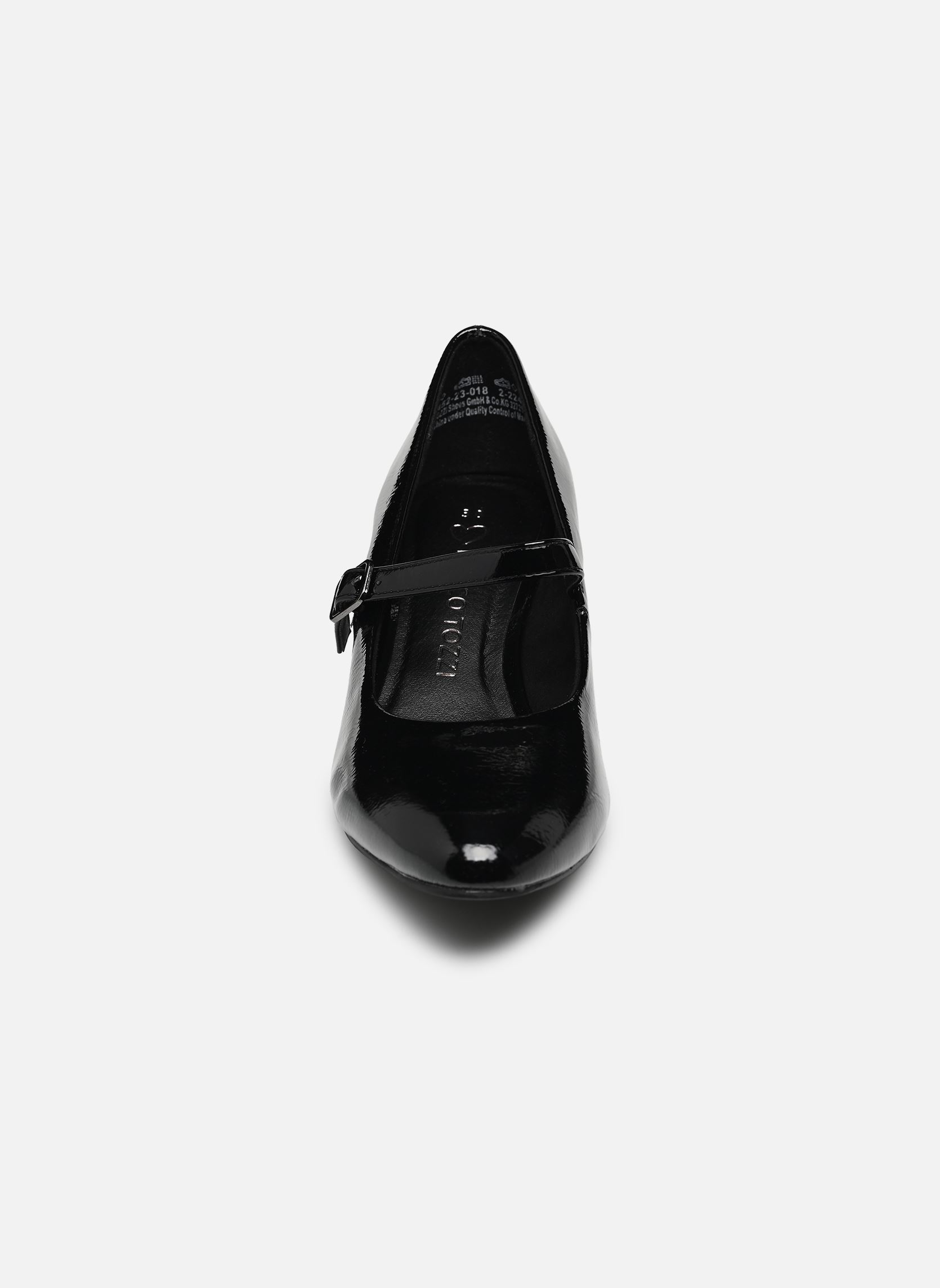 Pumps mit Riemchen 22452-43 damen schwarz Marco Tozzi Pumps mit Riemchen 22452-43 damen schwarz BLACK PATENT