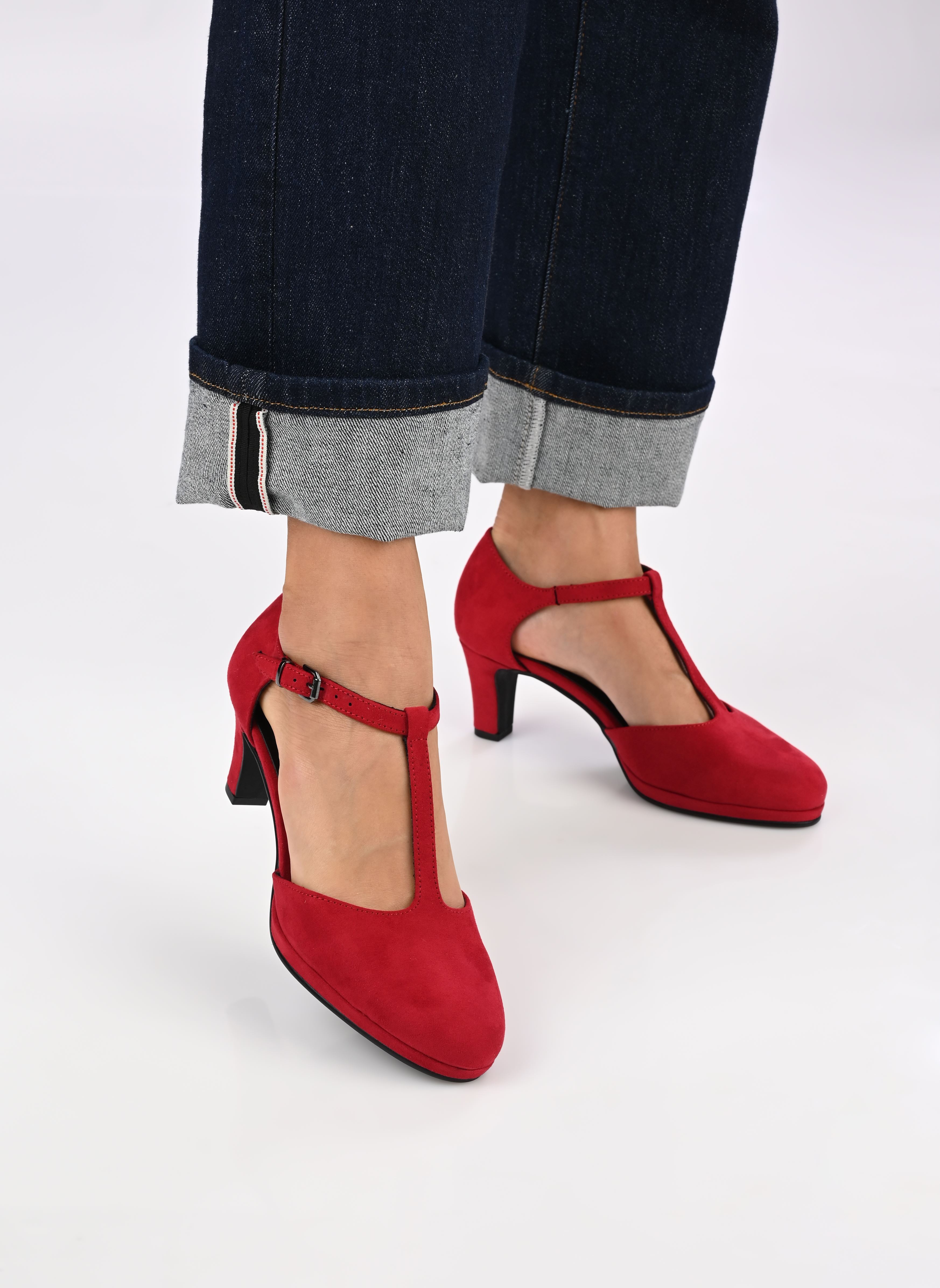 Marco Tozzi Pumps bruin Textiel Dames
