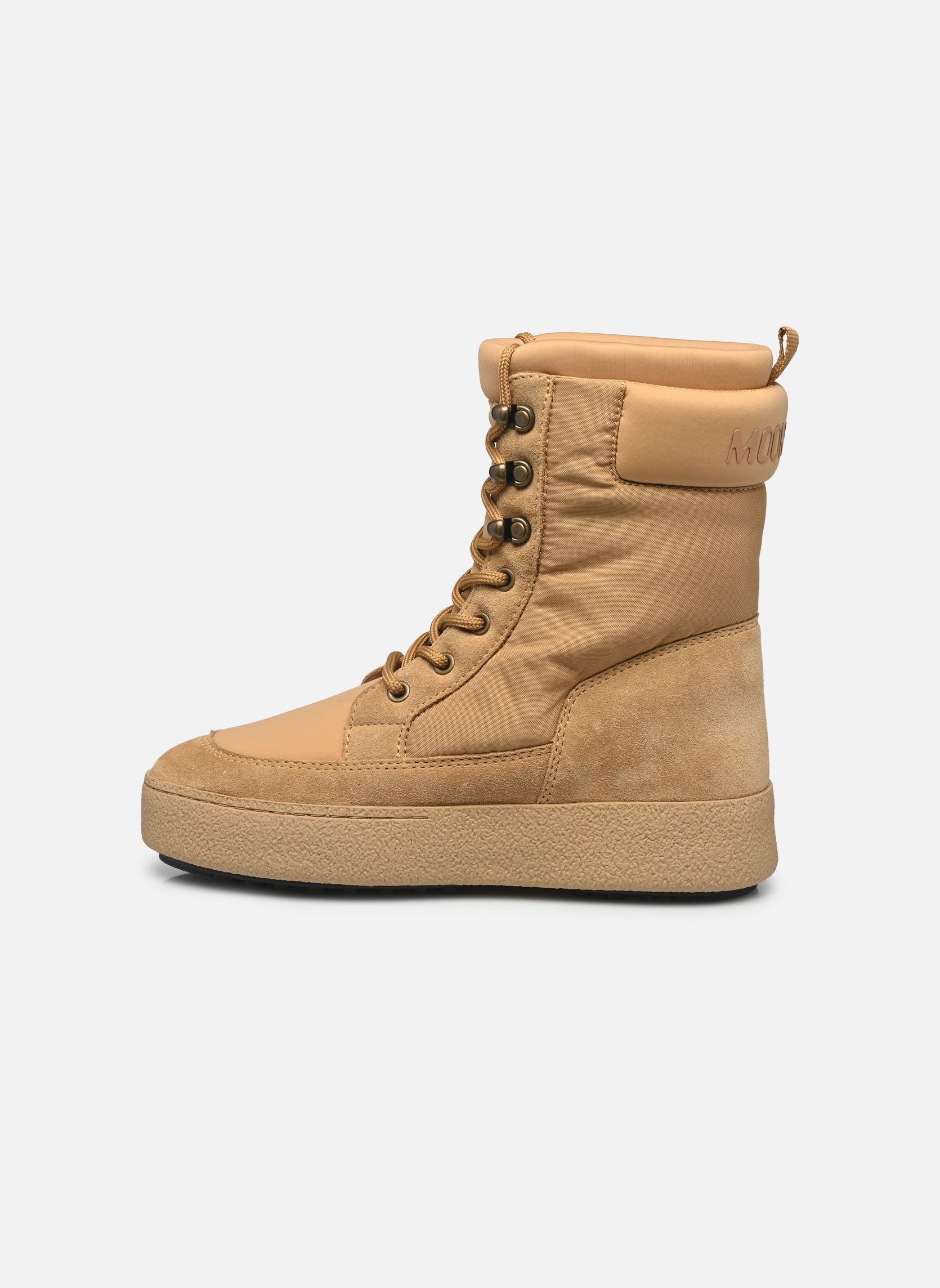 Geschnürte Stiefeletten MB LTRACK COMBAT BOOT damen beige Moon Boot Geschnürte Stiefeletten MB LTRACK COMBAT BOOT damen beige L003 SAND