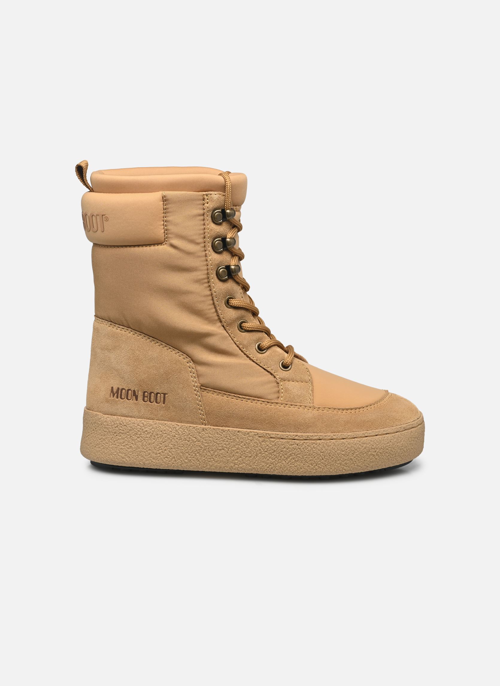Geschnürte Stiefeletten MB LTRACK COMBAT BOOT damen beige Moon Boot Geschnürte Stiefeletten MB LTRACK COMBAT BOOT damen beige L003 SAND