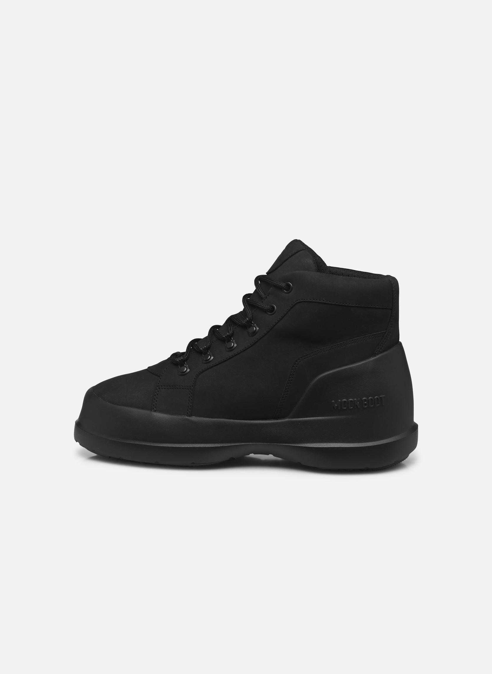 Bottines à lacets MB LUNA TREK MID NUBUCK homme noir Moon Boot Bottines à lacets MB LUNA TREK MID NUBUCK homme noir N001 BLACK