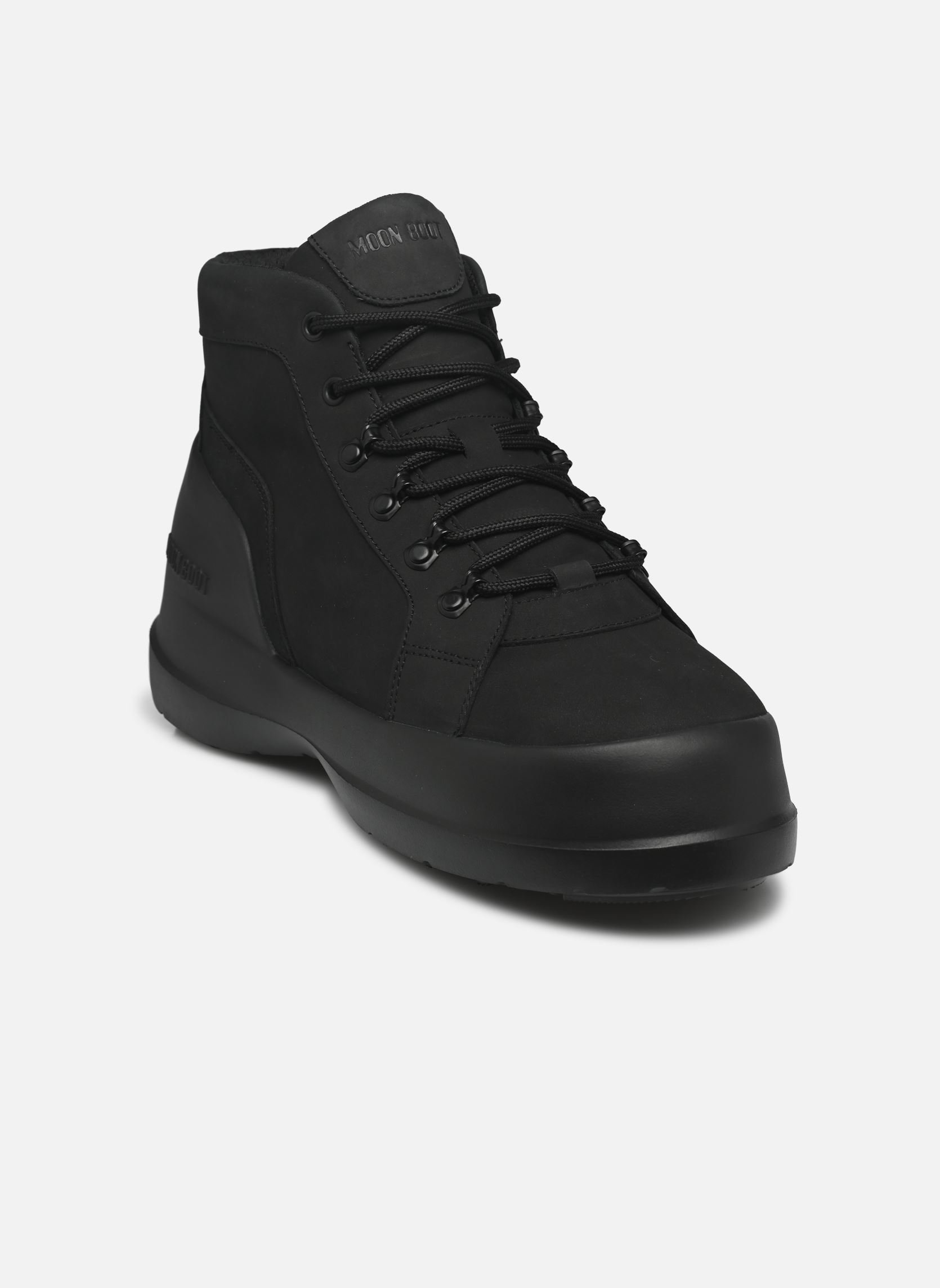 Bottines à lacets MB LUNA TREK MID NUBUCK homme noir Moon Boot Bottines à lacets MB LUNA TREK MID NUBUCK homme noir N001 BLACK