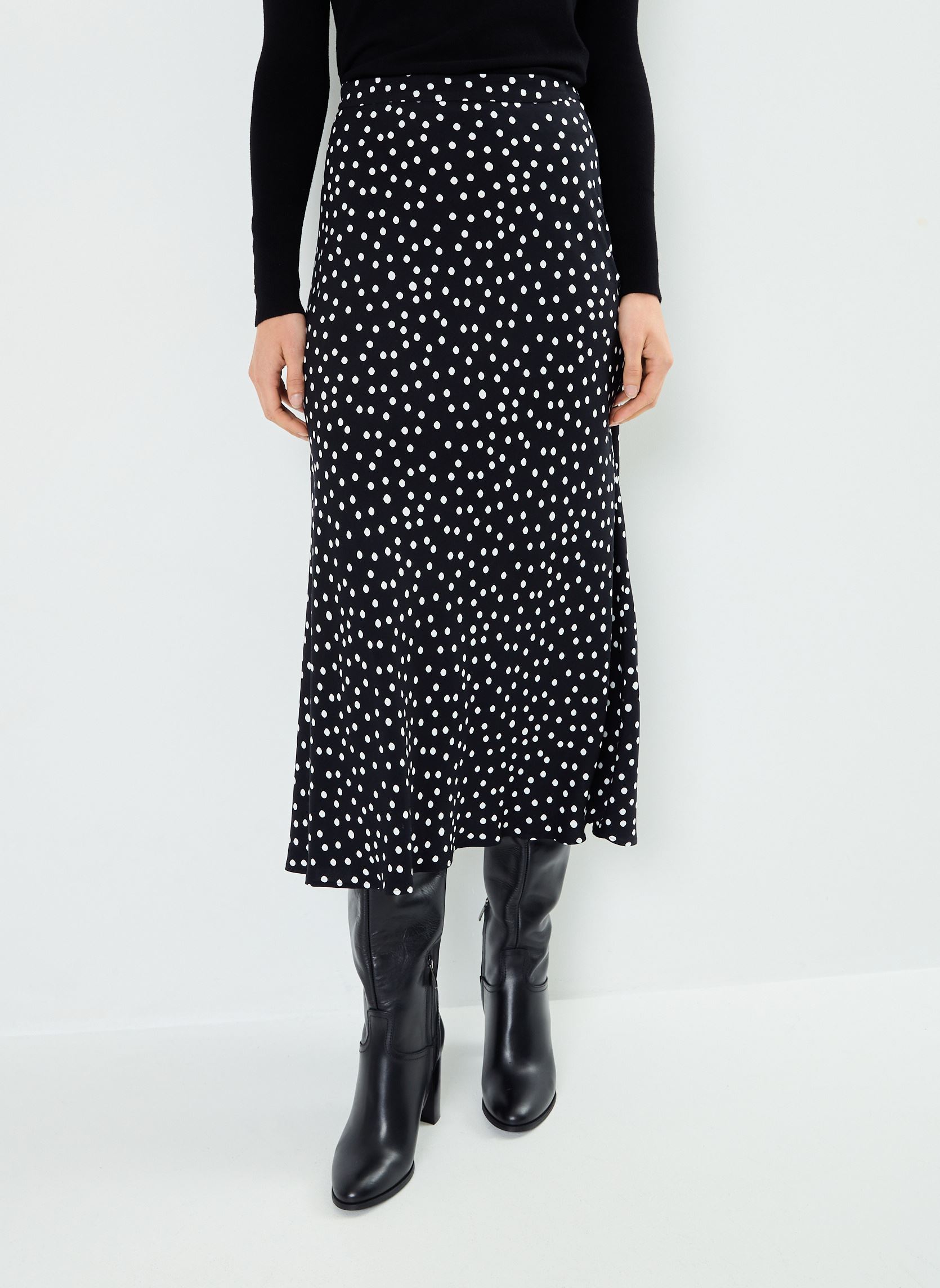 Jupes Ikks JUP LG POIS FR - vue 2