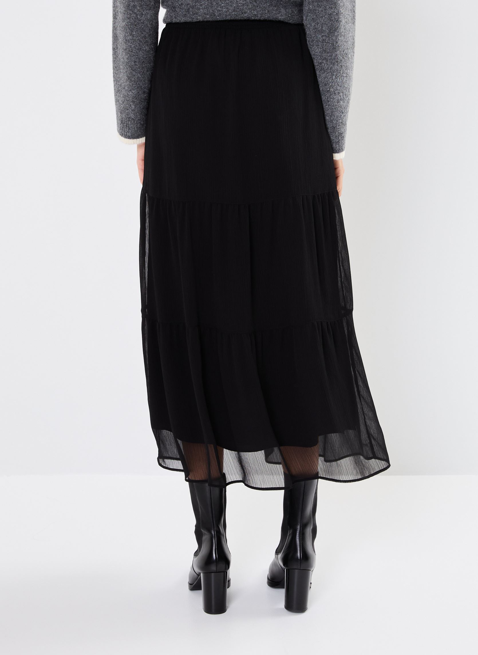 Lange Röcke BZ27245 damen schwarz IKKS Women Lange Röcke BZ27245 damen schwarz NOIR