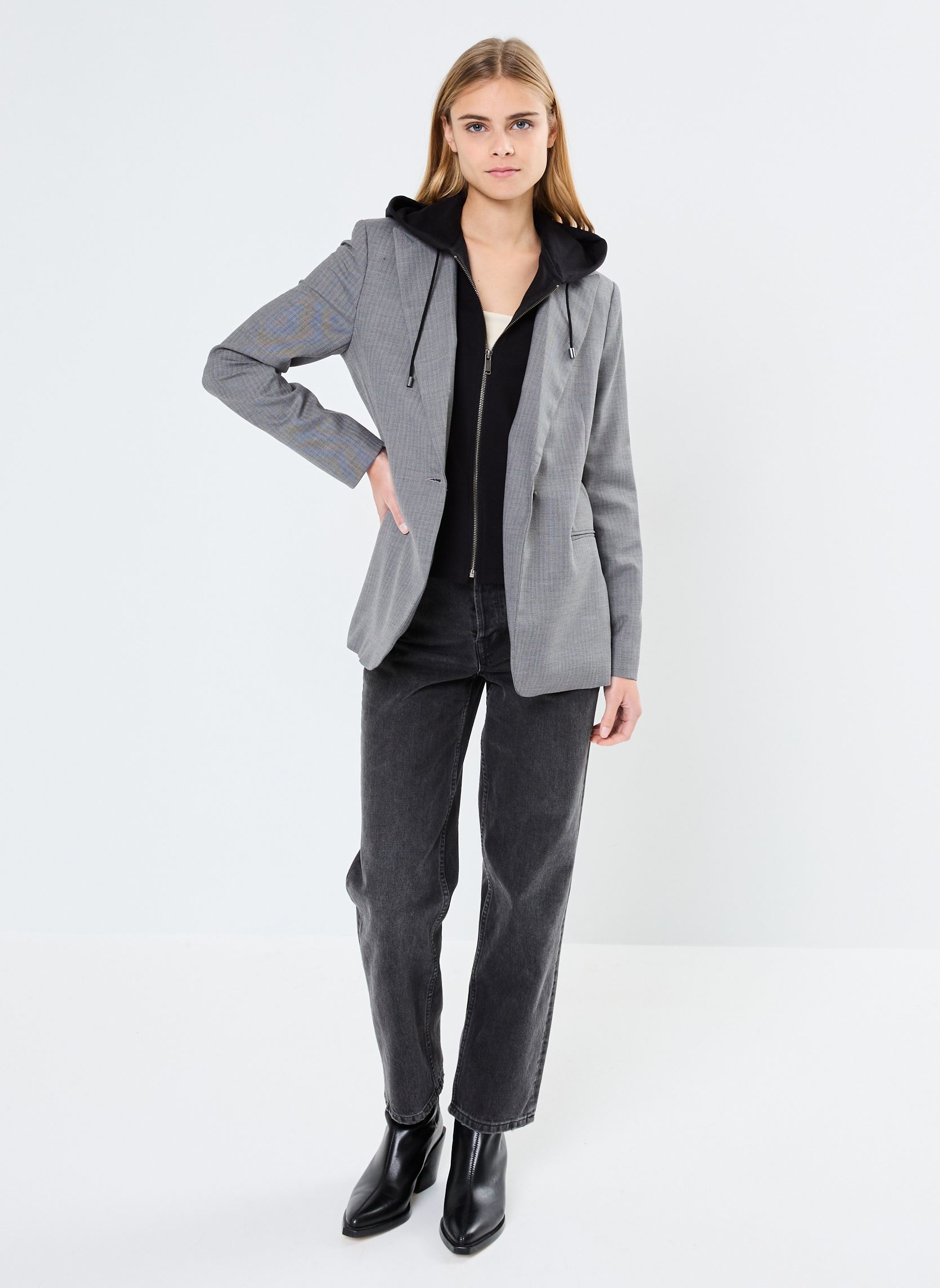 Blazer BZ40095 damen grau IKKS Women Blazer BZ40095 damen grau GRIS