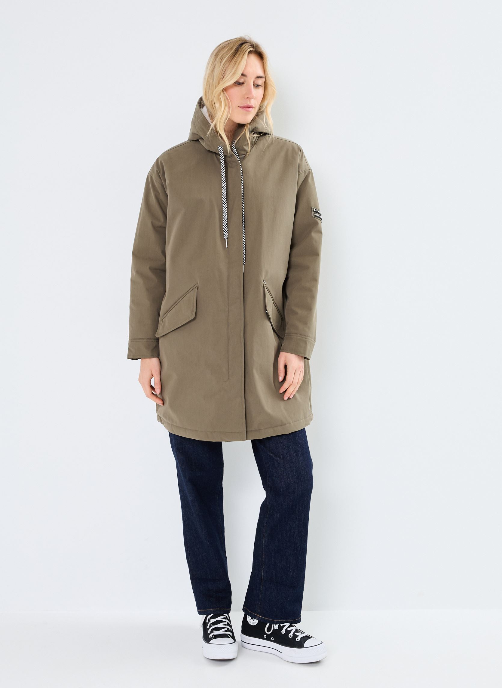 Parkas BZ42015 damen grün IKKS Women Parkas BZ42015 damen grün KAKI