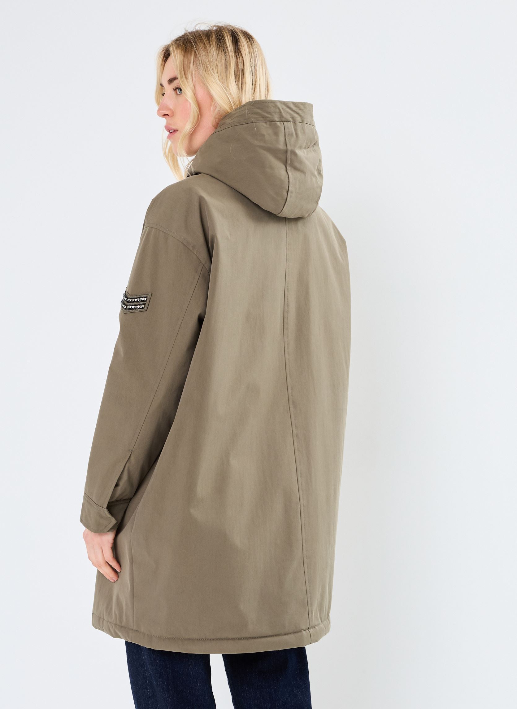 Parkas BZ42015 damen grün IKKS Women Parkas BZ42015 damen grün KAKI