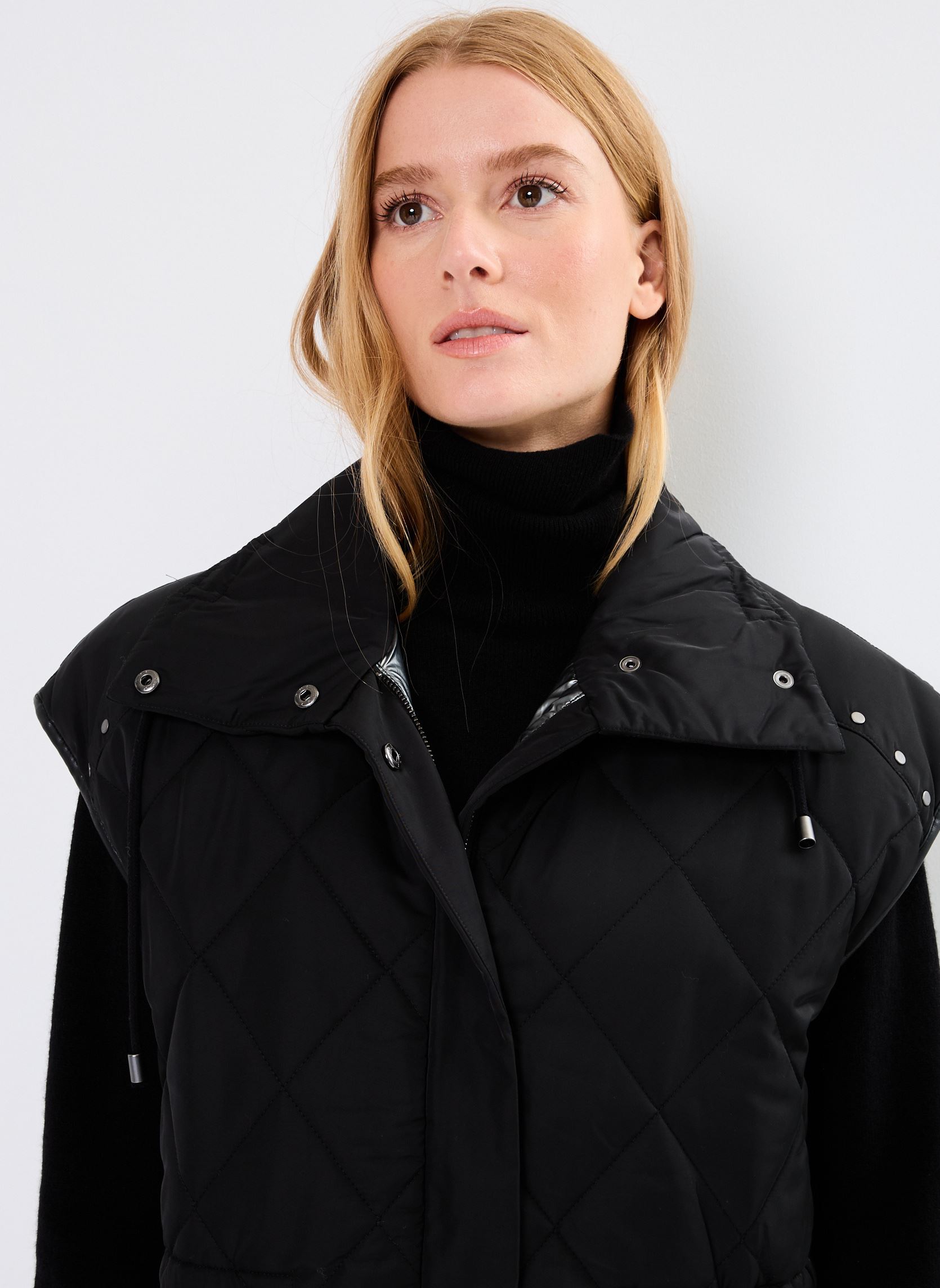 Vestes sans manches BZ45055 femme noir IKKS Women Vestes sans manches BZ45055 femme noir NOIR
