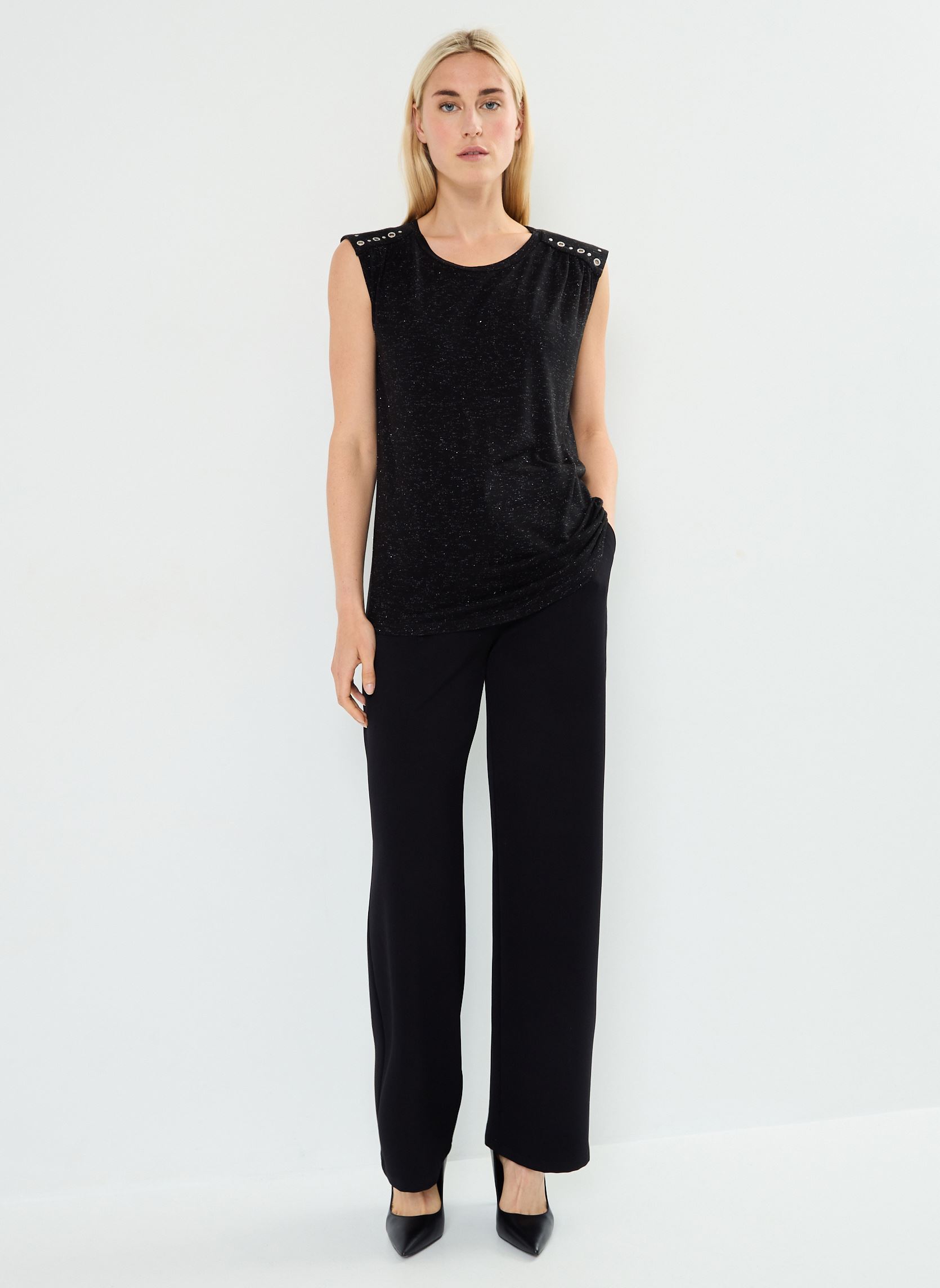 Hemdjes BZ10075 dames zwart IKKS Women Hemdjes BZ10075 dames zwart NOIR