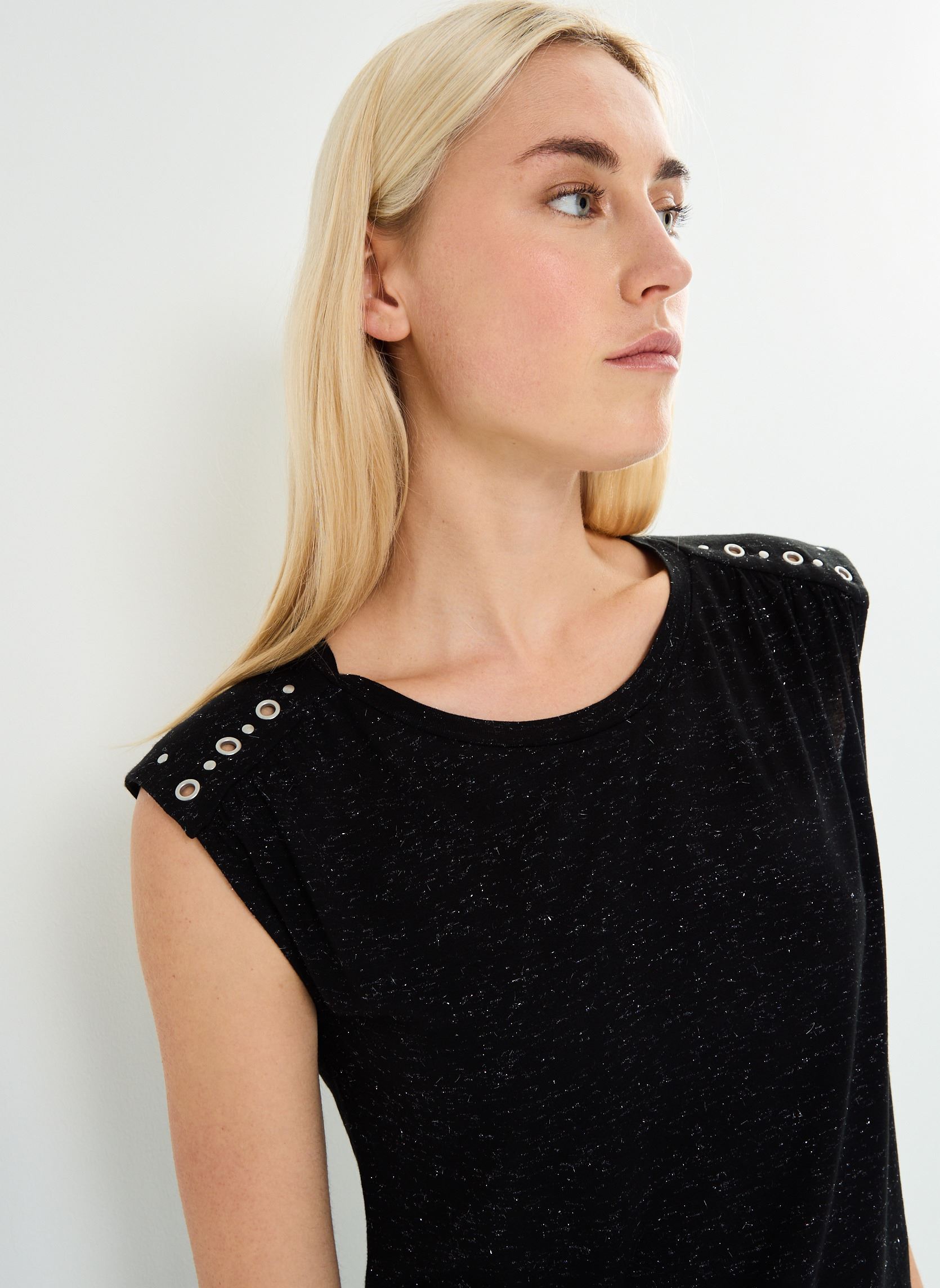 Hemdjes BZ10075 dames zwart IKKS Women Hemdjes BZ10075 dames zwart NOIR