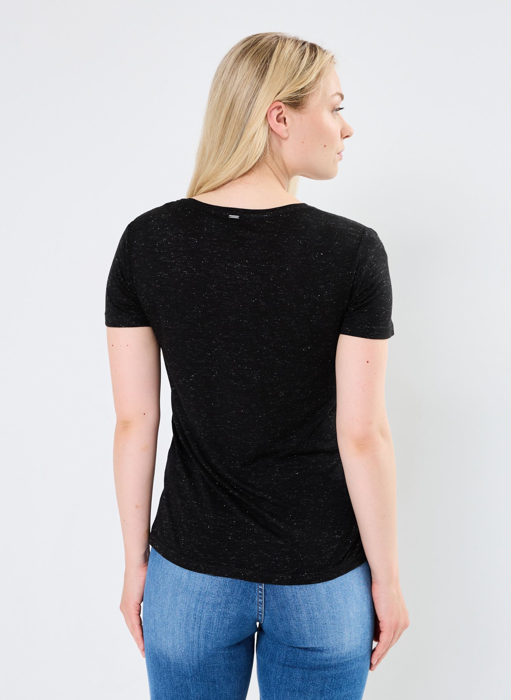 T-shirts met korte mouwen BZ10195 dames zwart IKKS Women T-shirts met korte mouwen BZ10195 dames zwart NOIR