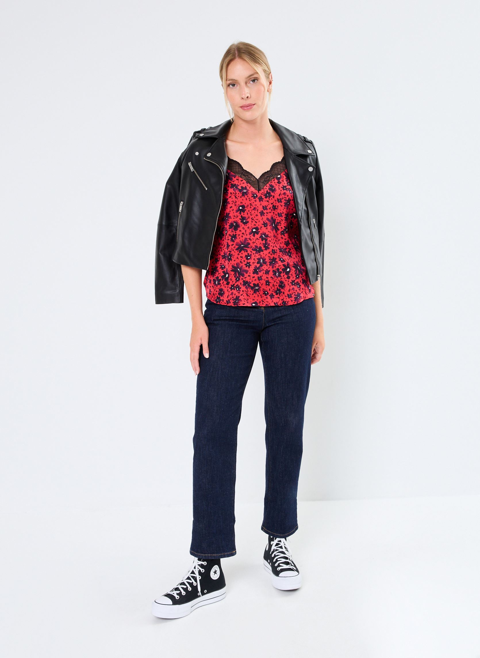 Tops BZ11095 dames rood IKKS Women Tops BZ11095 dames rood ROUGE