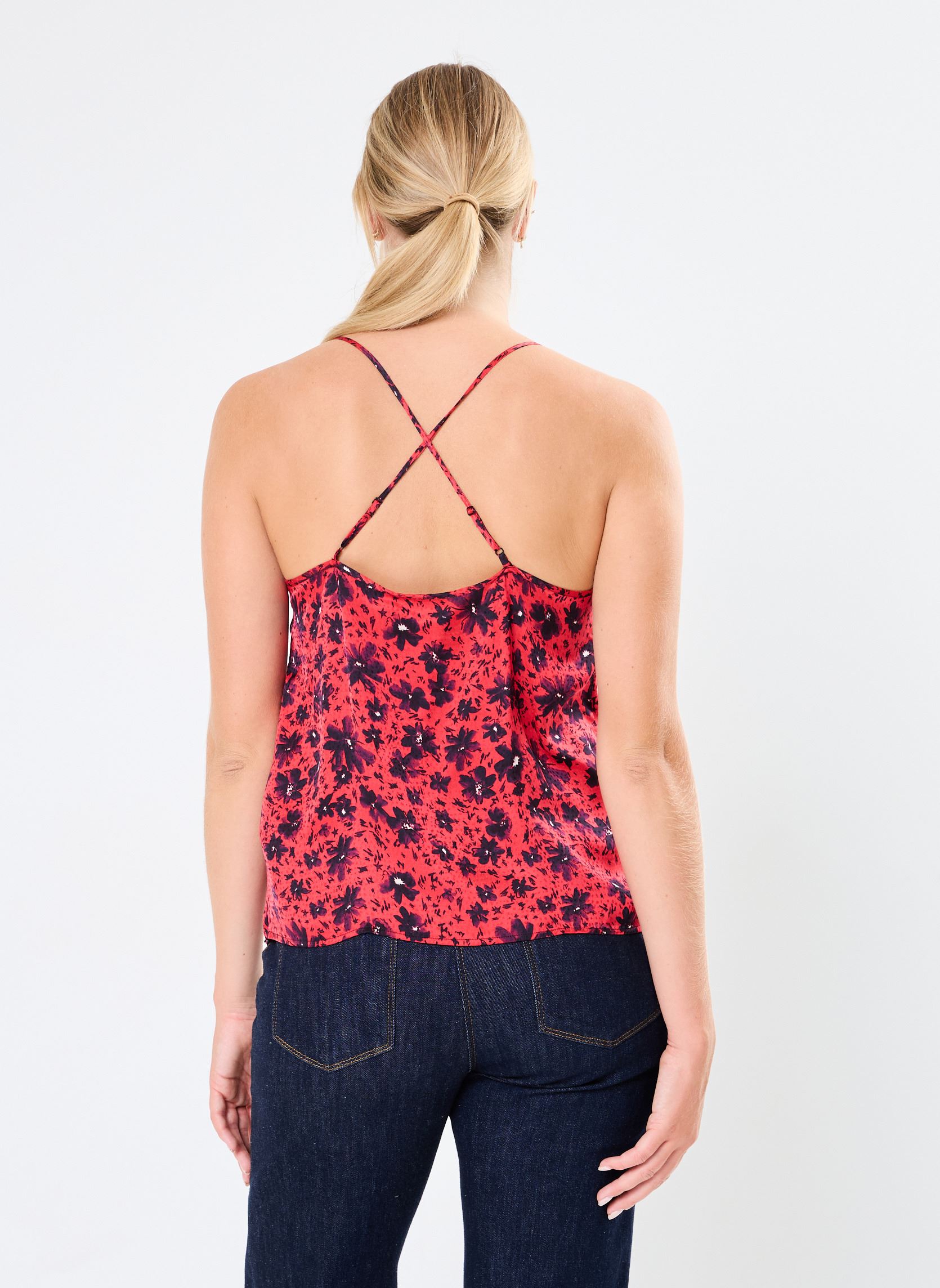 Tops BZ11095 dames rood IKKS Women Tops BZ11095 dames rood ROUGE