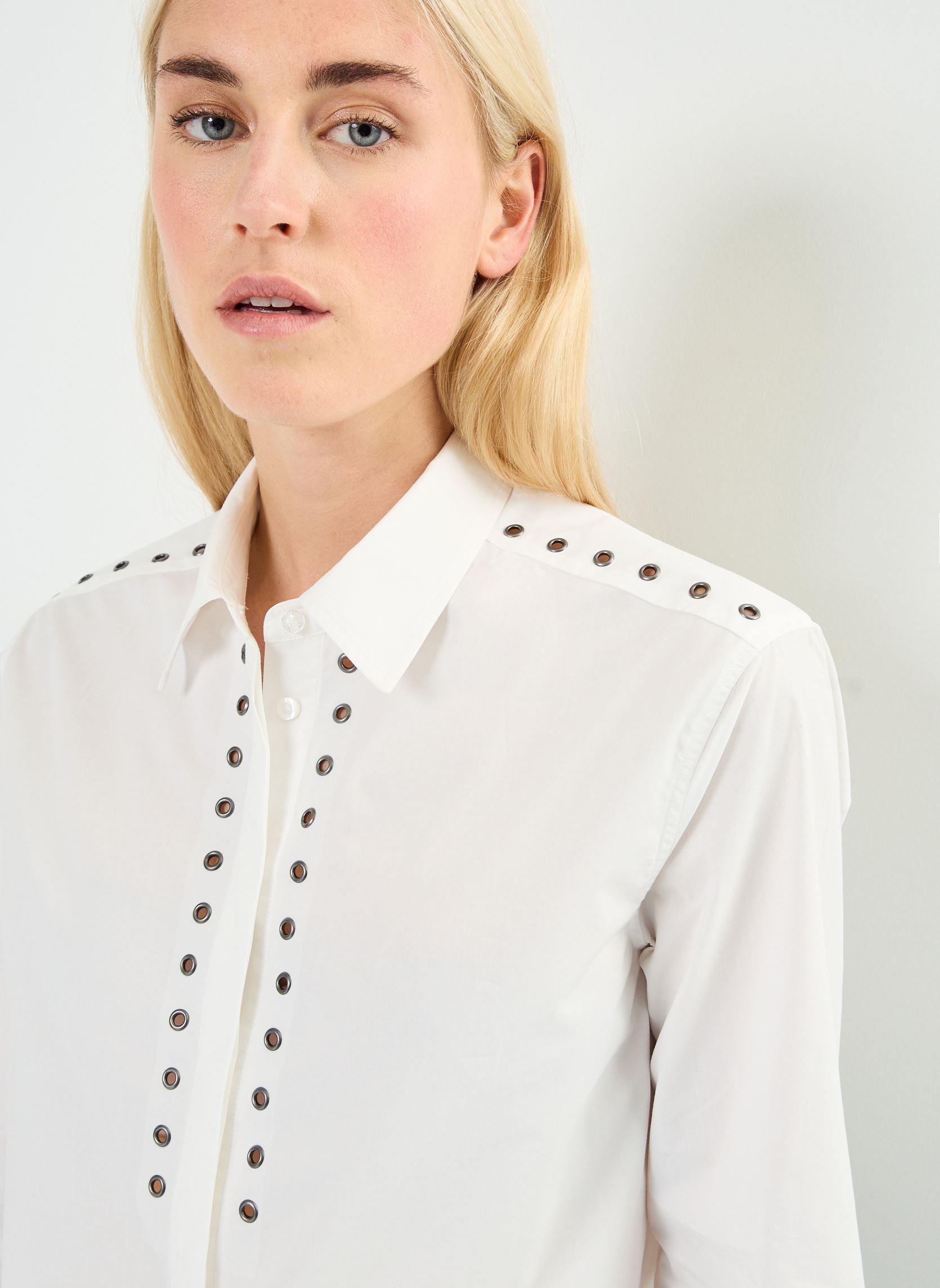 Camicie a maniche lunghe BZ12025 donna bianco IKKS Women Camicie a maniche lunghe BZ12025 donna bianco BLANC
