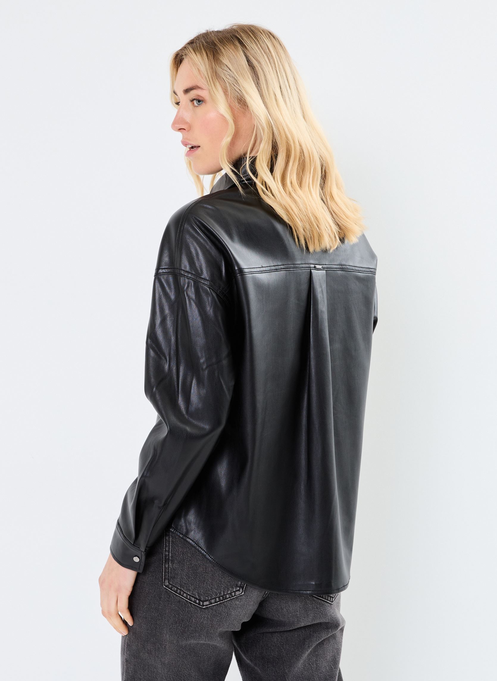 Camicie a maniche lunghe BZ12105 donna nero IKKS Women Camicie a maniche lunghe BZ12105 donna nero NOIR