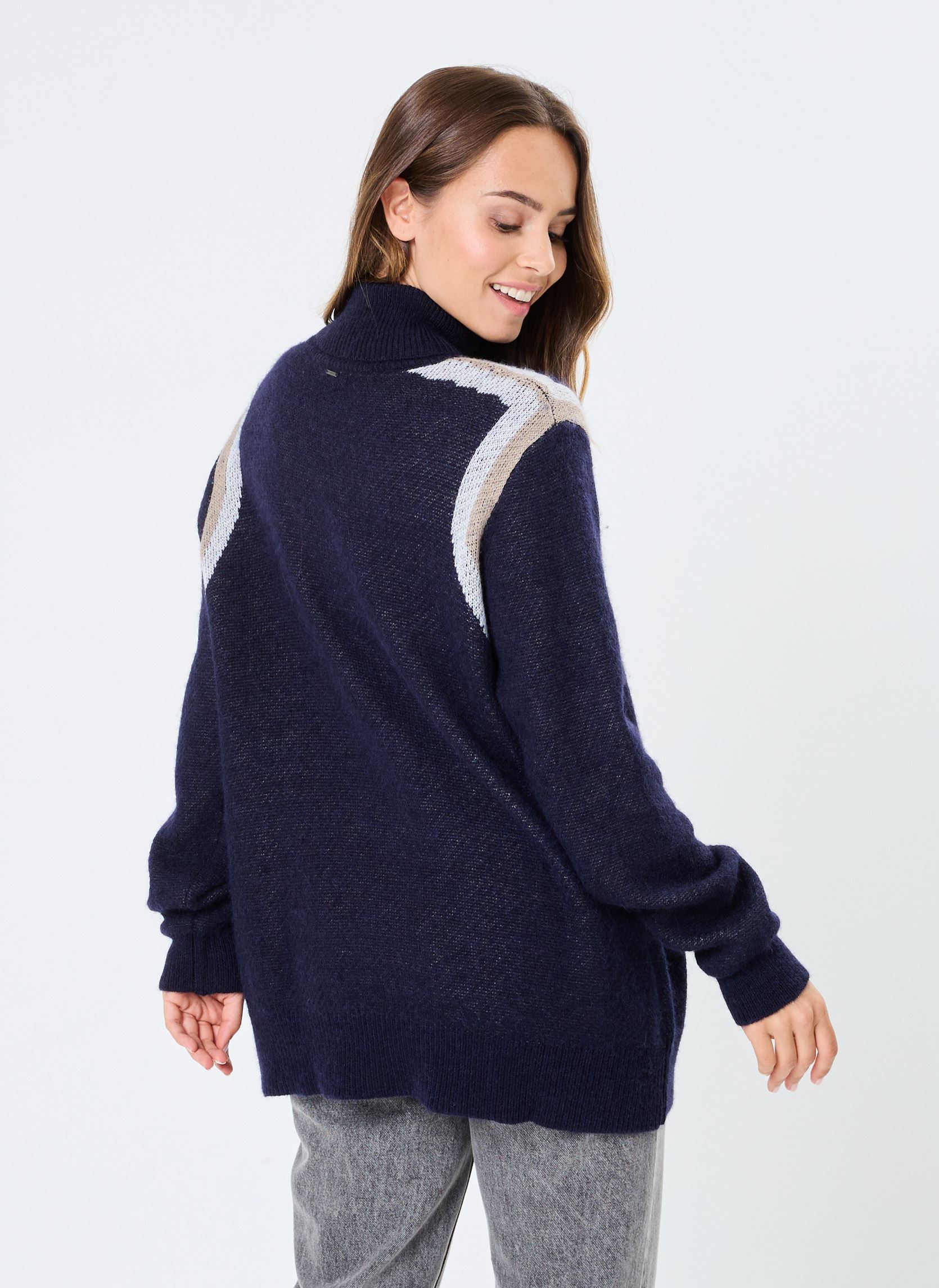 Pullover BZ18235 damen blau IKKS Women Pullover BZ18235 damen blau MARINE