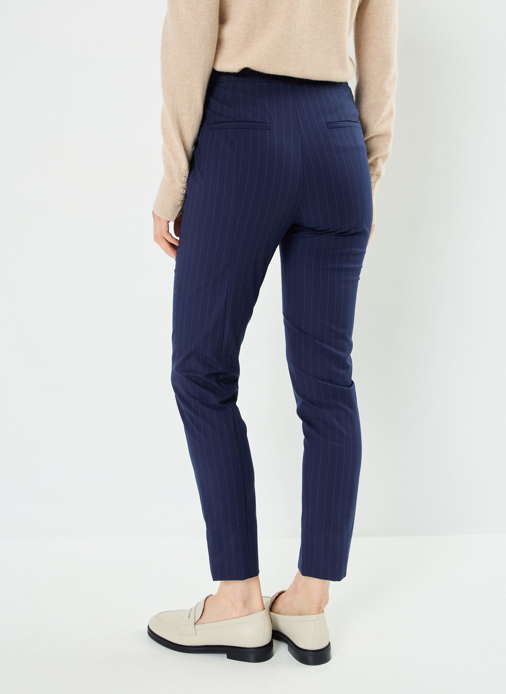 Slim Fit Hosen BZ22085 damen blau IKKS Women Slim Fit Hosen BZ22085 damen blau MARINE