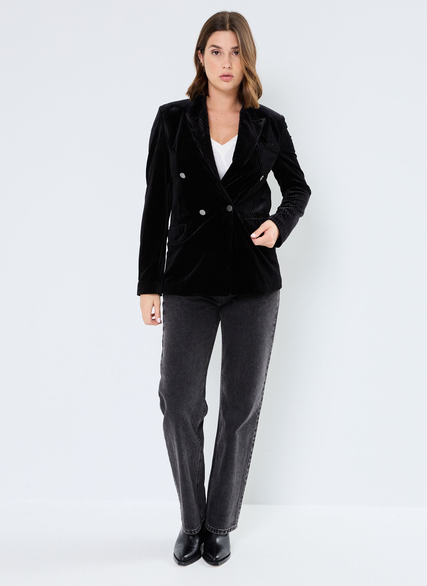 Blazer BZ40235 damen schwarz IKKS Women Blazer BZ40235 damen schwarz NOIR