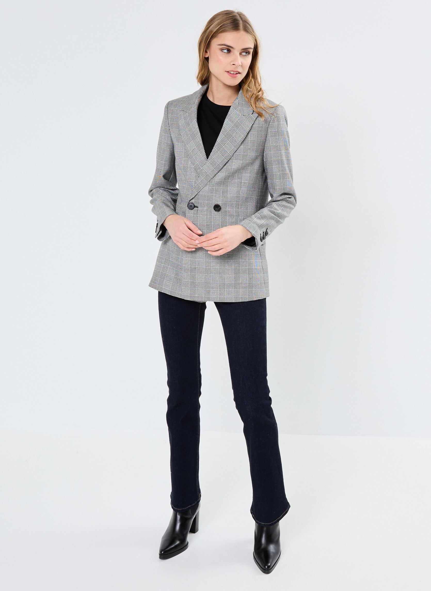 Vestes de blazer BZ40245 femme noir IKKS Women Vestes de blazer BZ40245 femme noir NOIR