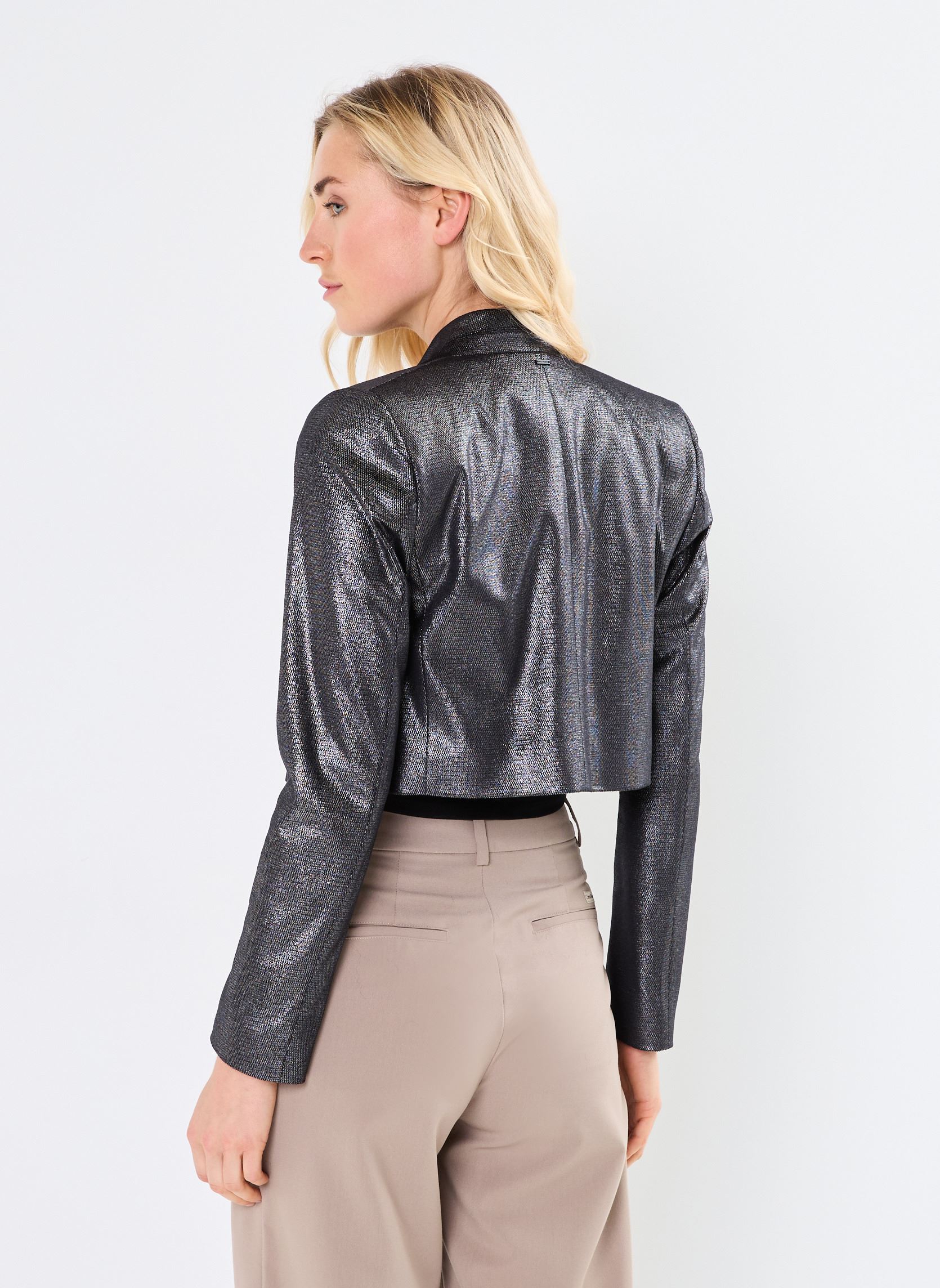 Vestes de blazer BZ40355 femme noir IKKS Women Vestes de blazer BZ40355 femme noir NOIR