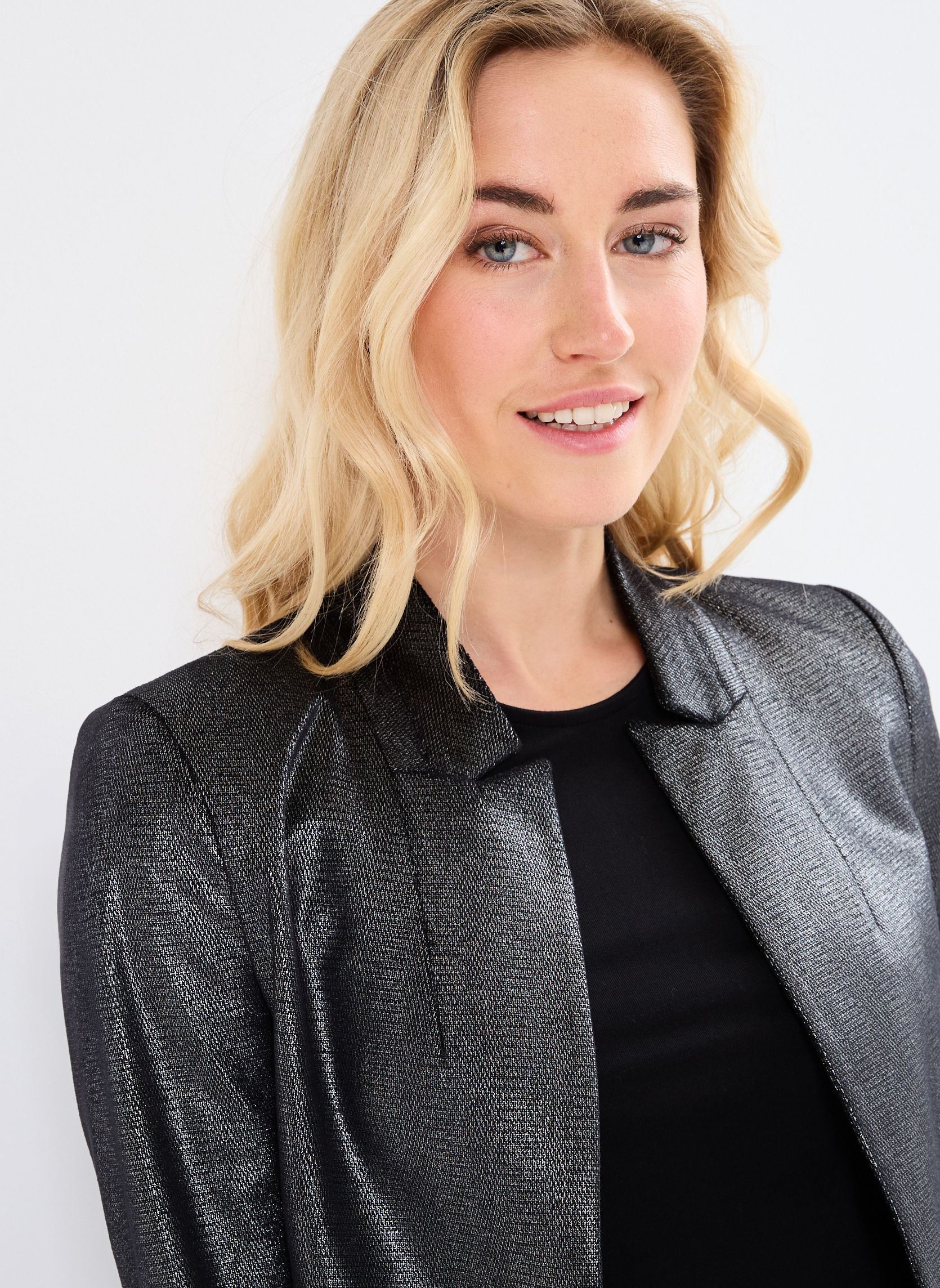 Vestes de blazer BZ40355 femme noir IKKS Women Vestes de blazer BZ40355 femme noir NOIR