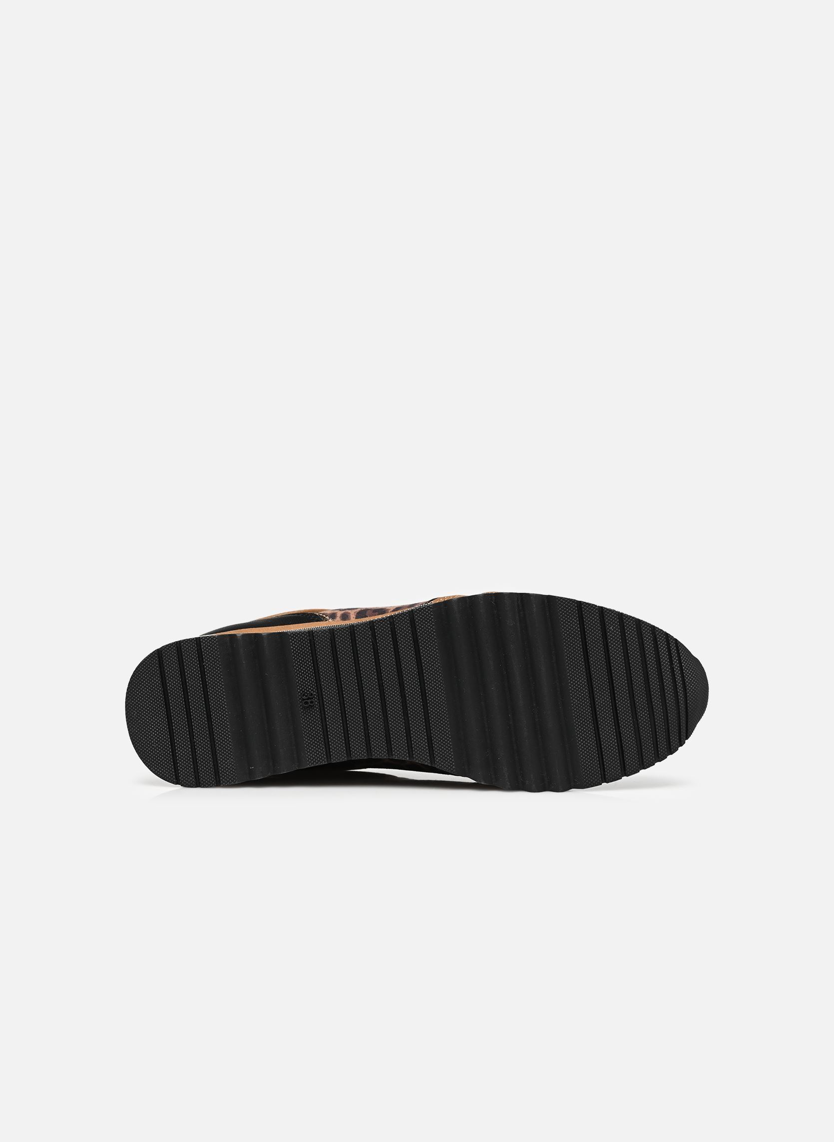 Lage sneakers 23749-41 dames bruin Marco Tozzi Lage sneakers 23749-41 dames bruin BLACK/COGNAC C