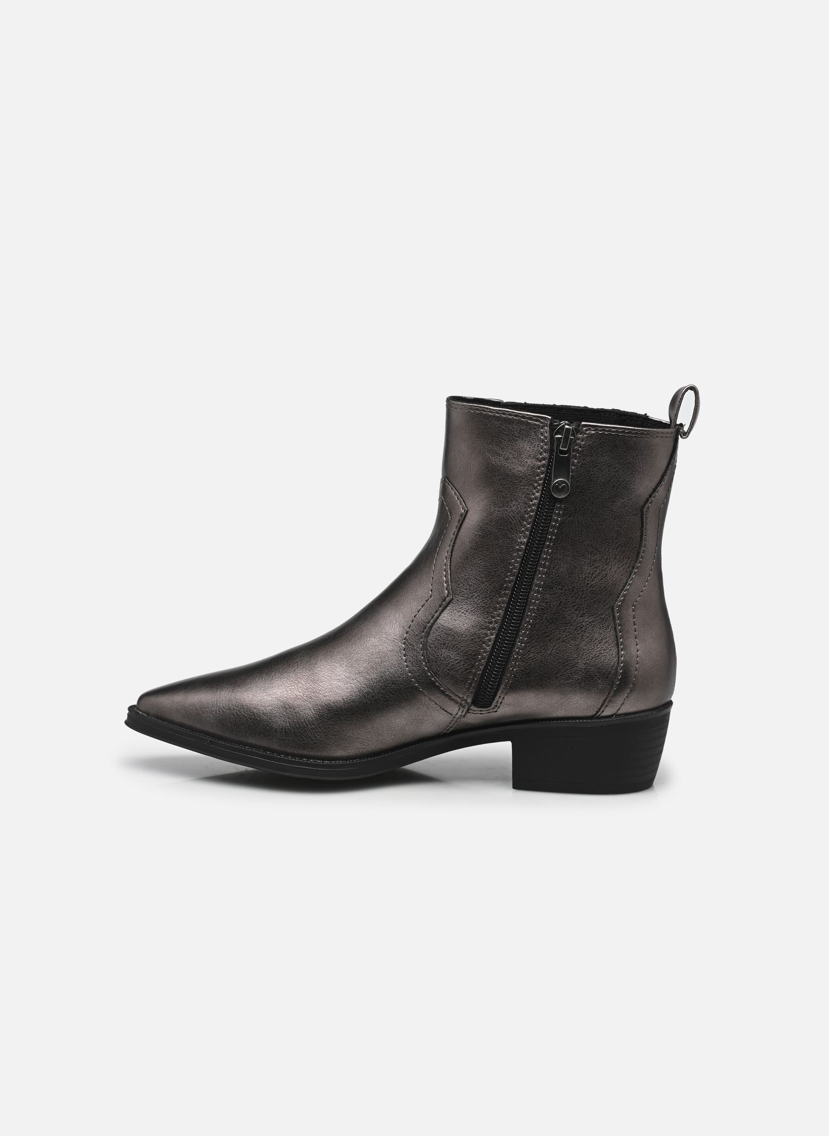 Cowboy-Stiefeletten 25080-41 damen silber Marco Tozzi Cowboy-Stiefeletten 25080-41 damen silber Pewter