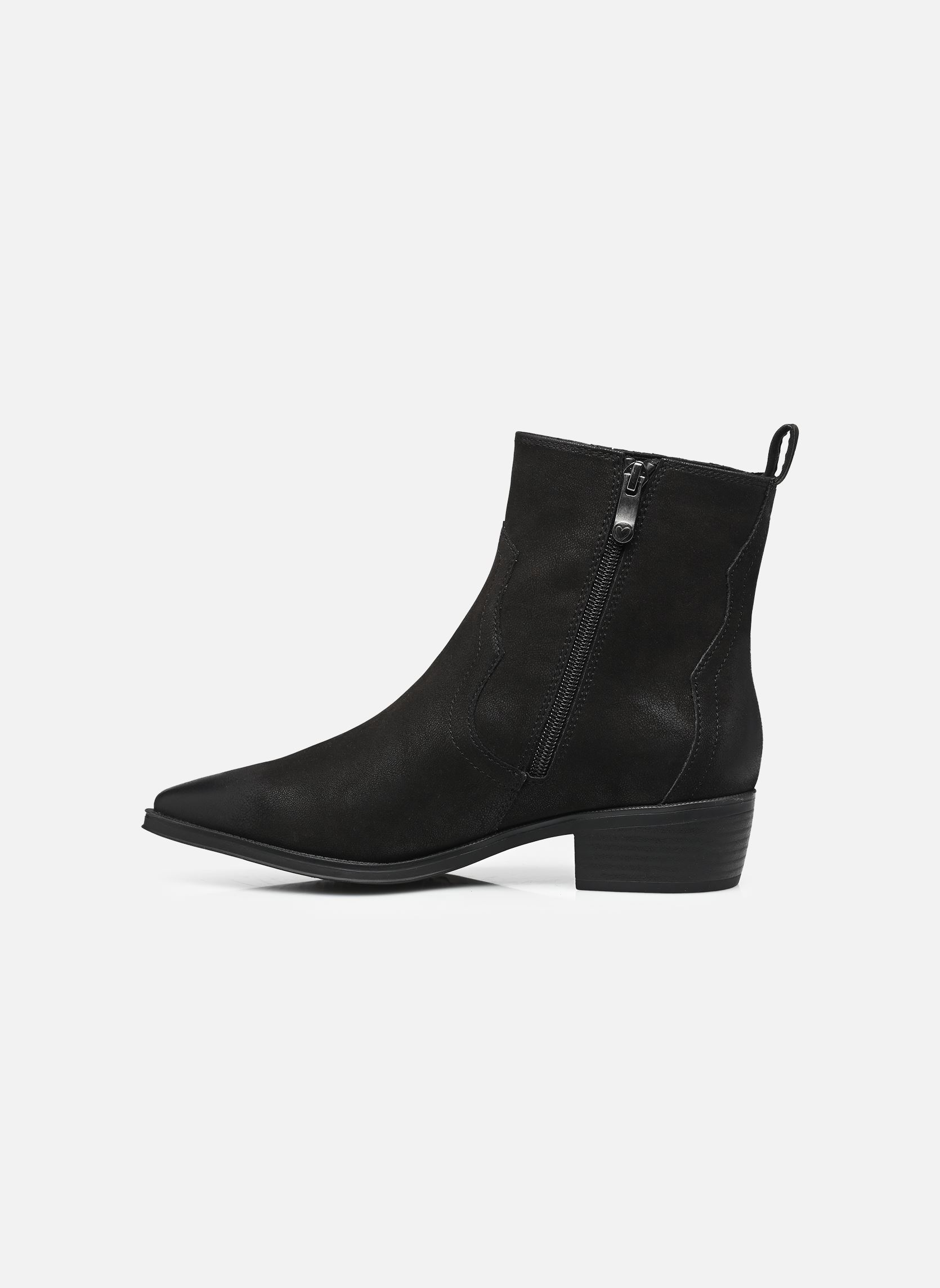 MARCO TOZZI dames 2-25080-41 Boot Flat, Black, 38 EU