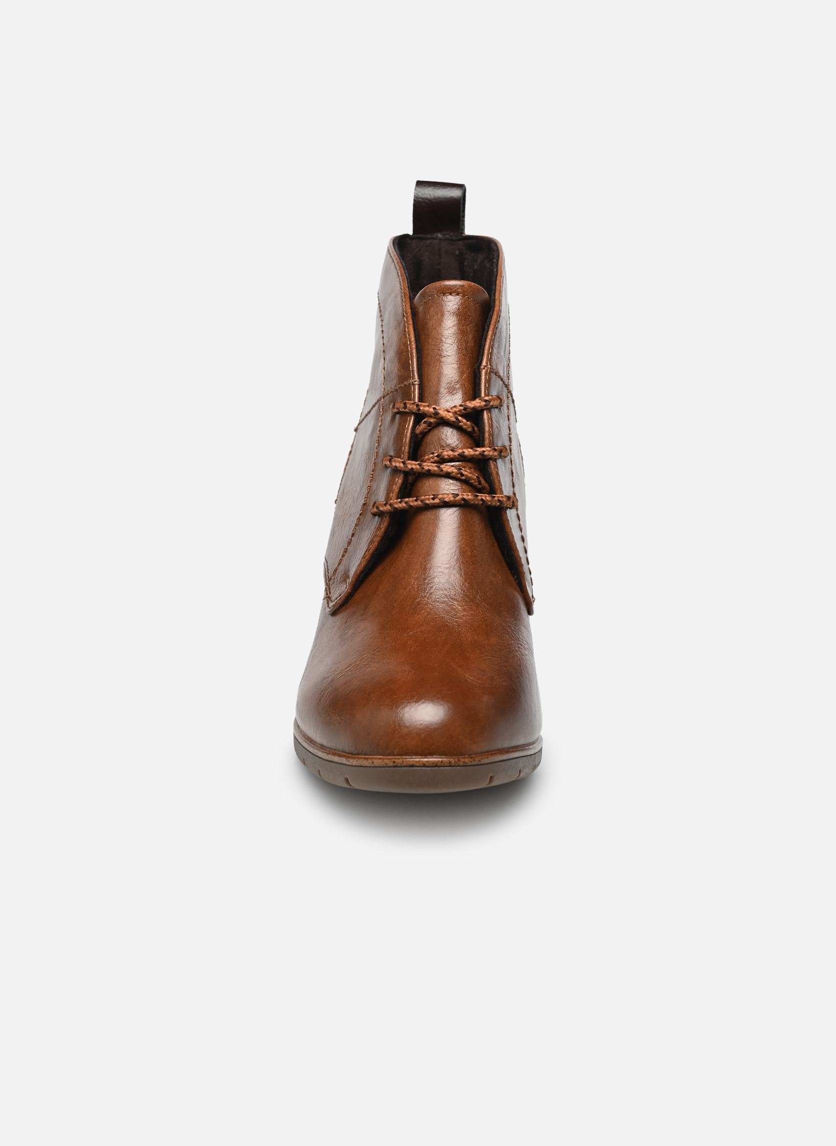 Geschnürte Stiefeletten 25109-41 damen braun Marco Tozzi Geschnürte Stiefeletten 25109-41 damen braun COGNAC COMB N