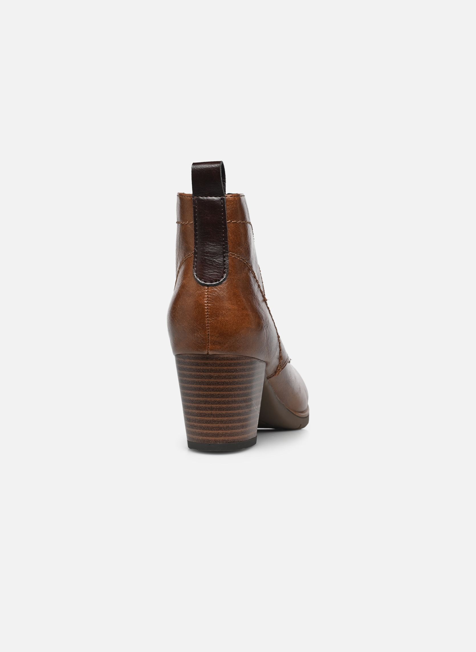 Geschnürte Stiefeletten 25109-41 damen braun Marco Tozzi Geschnürte Stiefeletten 25109-41 damen braun COGNAC COMB N