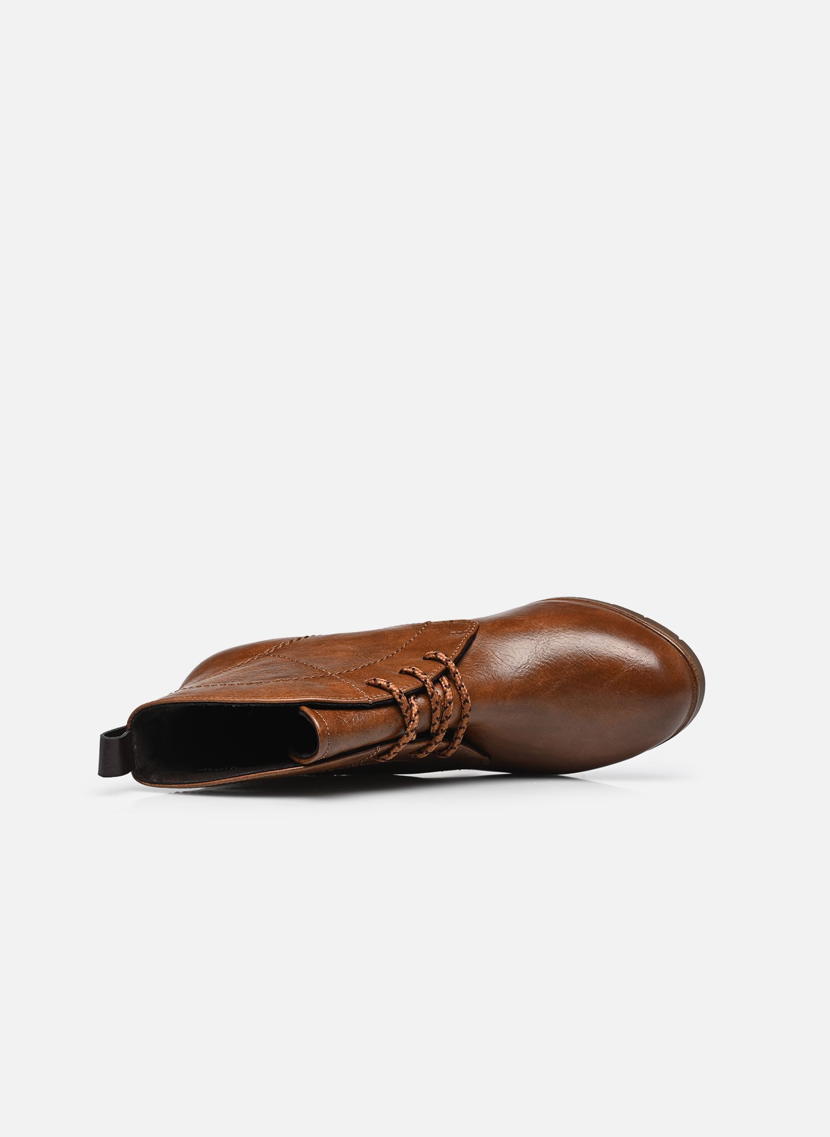 Geschnürte Stiefeletten 25109-41 damen braun Marco Tozzi Geschnürte Stiefeletten 25109-41 damen braun COGNAC COMB N