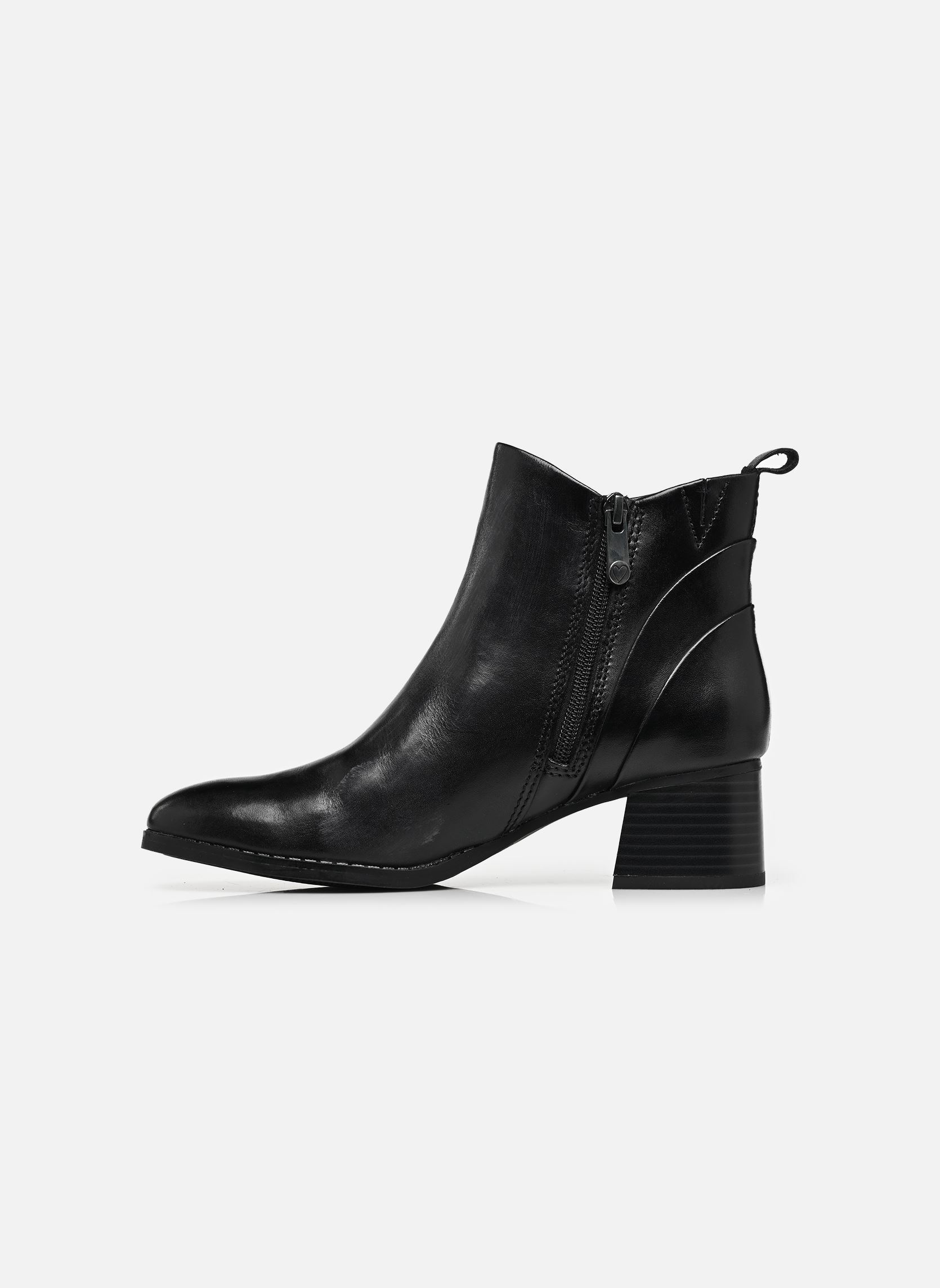 Enkellaarzen en boots 25348-43 dames zwart Marco Tozzi Enkellaarzen en boots 25348-43 dames zwart BLACK N