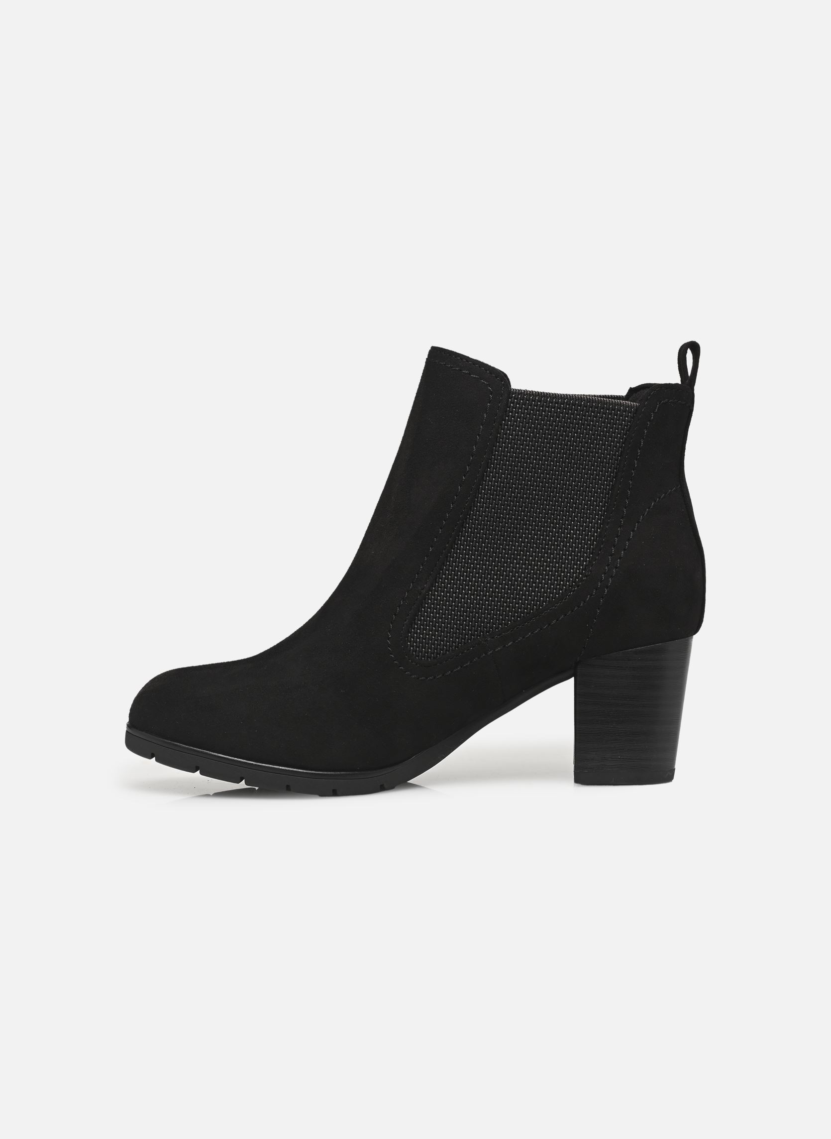 Enkellaarzen en boots 25355-41 dames zwart Marco Tozzi Enkellaarzen en boots 25355-41 dames zwart BLACK N