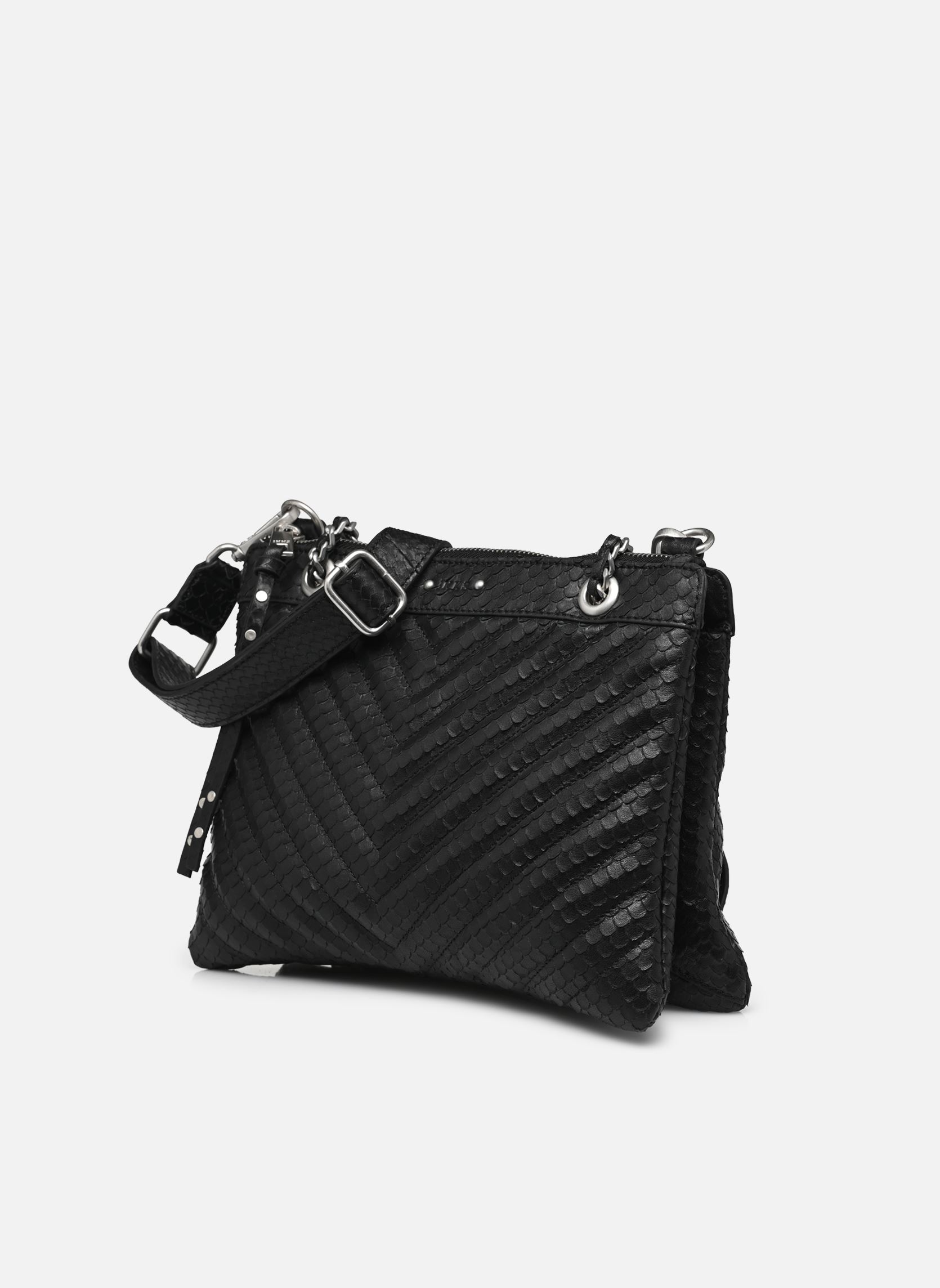 Sacs bandoulière BZ95359 femme noir IKKS Women Sacs bandoulière BZ95359 femme noir NOIR