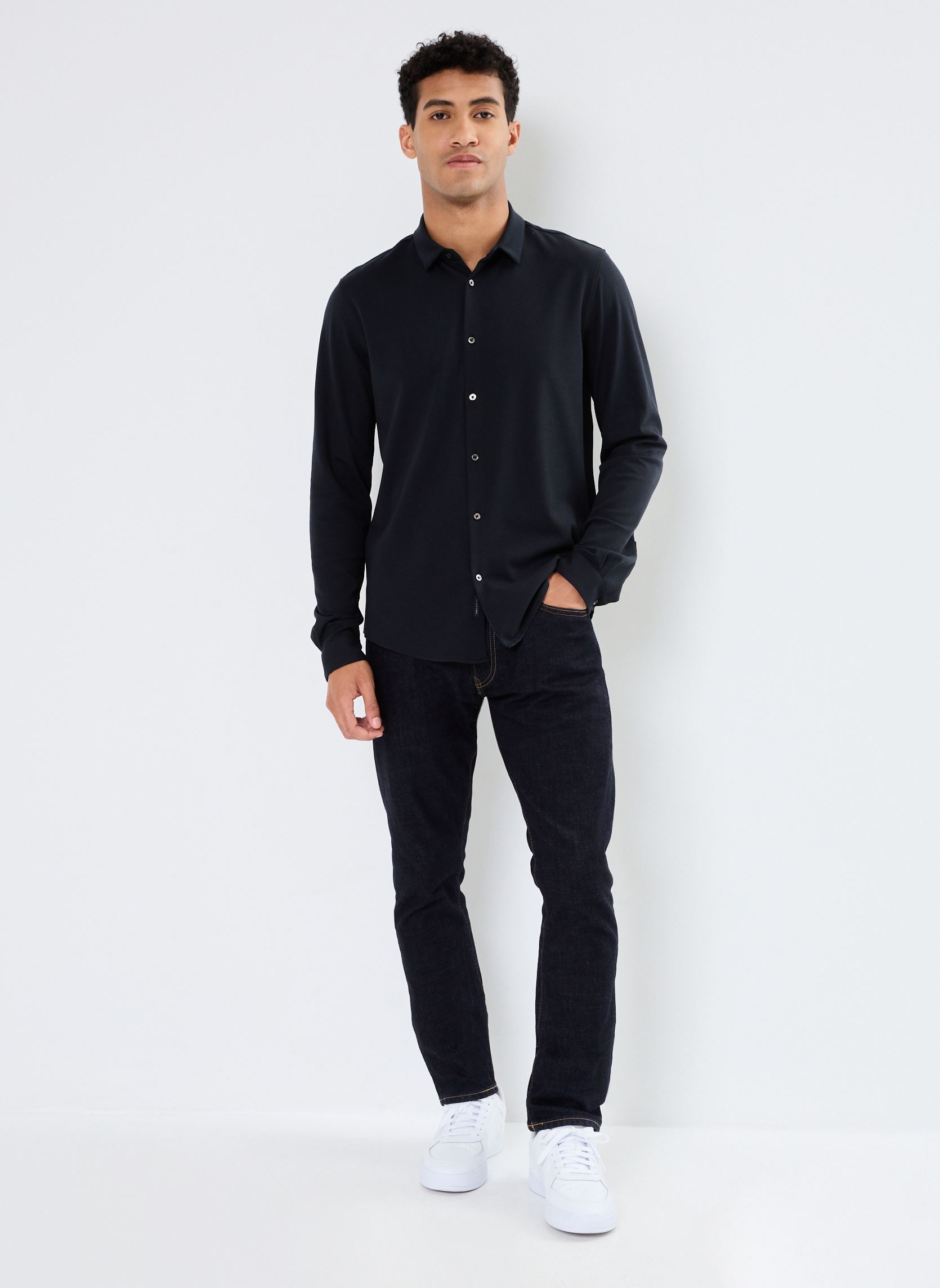 Hemden MV12223 herren blau IKKS Men Hemden MV12223 herren blau Marine