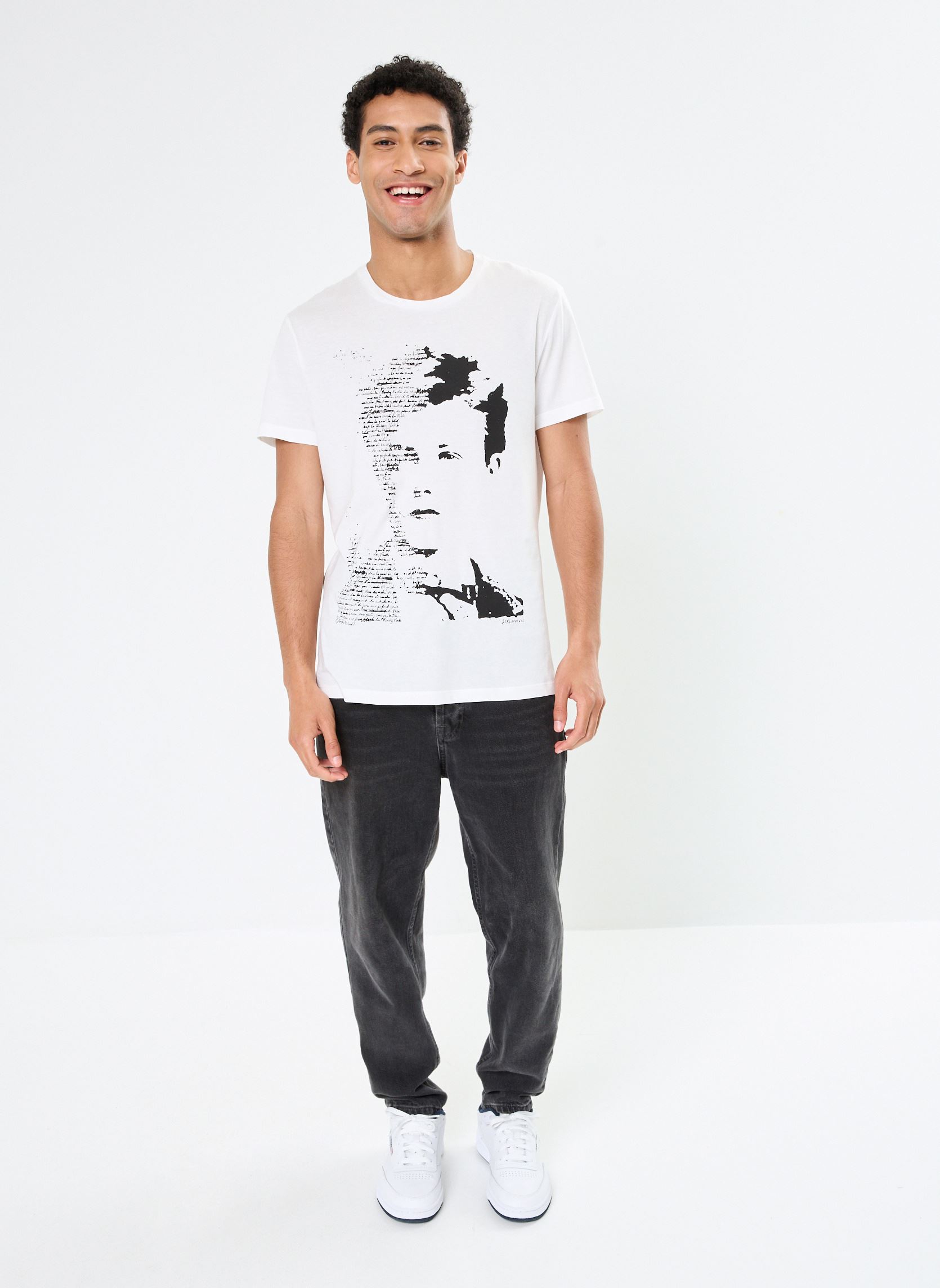 Kurzarm-T-Shirts MZ10203 herren weiß IKKS Men Kurzarm-T-Shirts MZ10203 herren weiß OFF WHITE