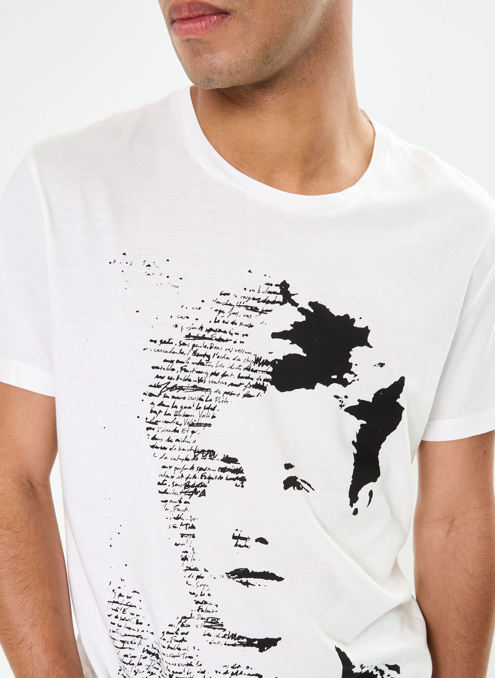 Kurzarm-T-Shirts MZ10203 herren weiß IKKS Men Kurzarm-T-Shirts MZ10203 herren weiß OFF WHITE