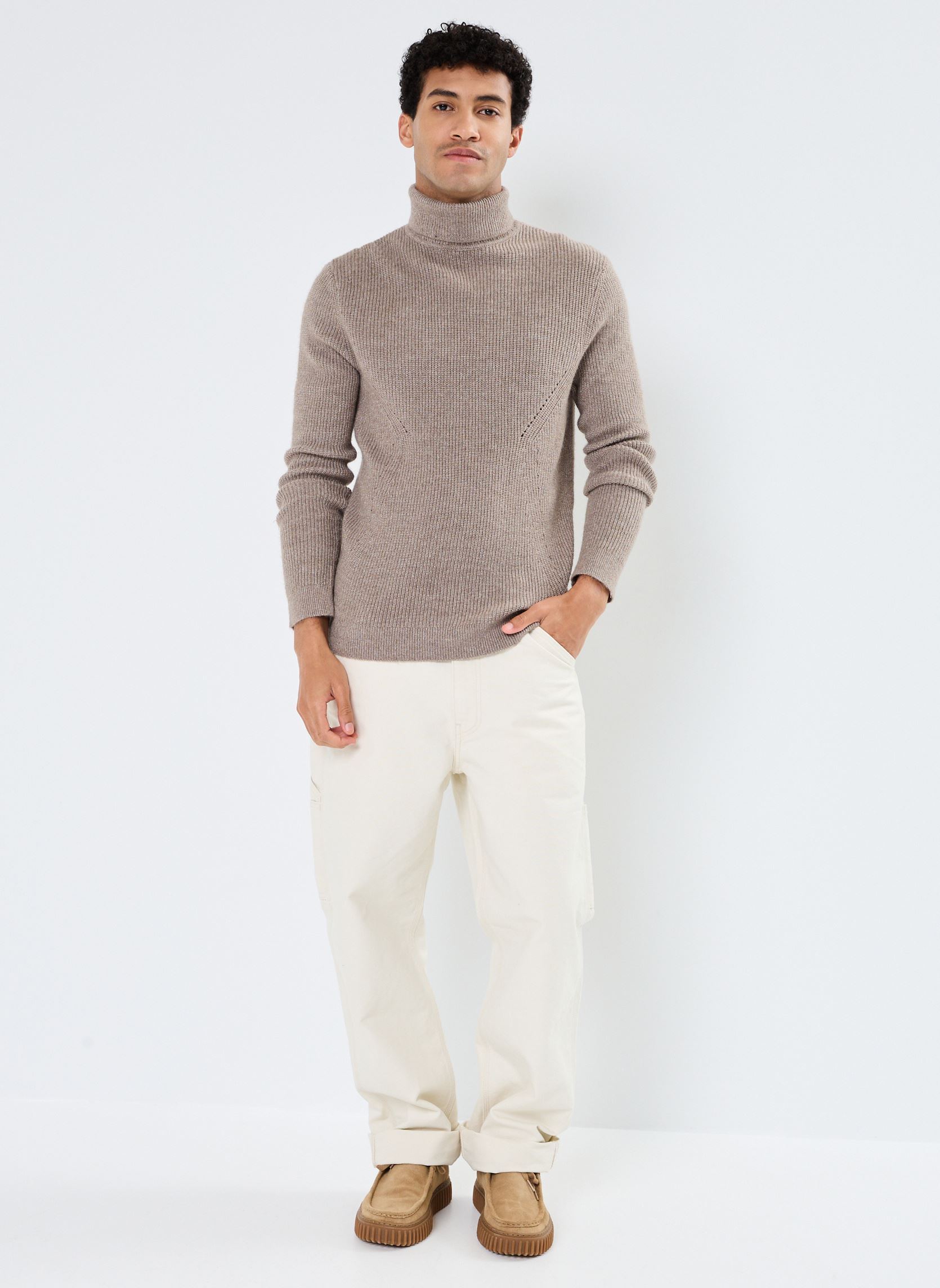 Pullover MZ18203 herren beige IKKS Men Pullover MZ18203 herren beige GREGE