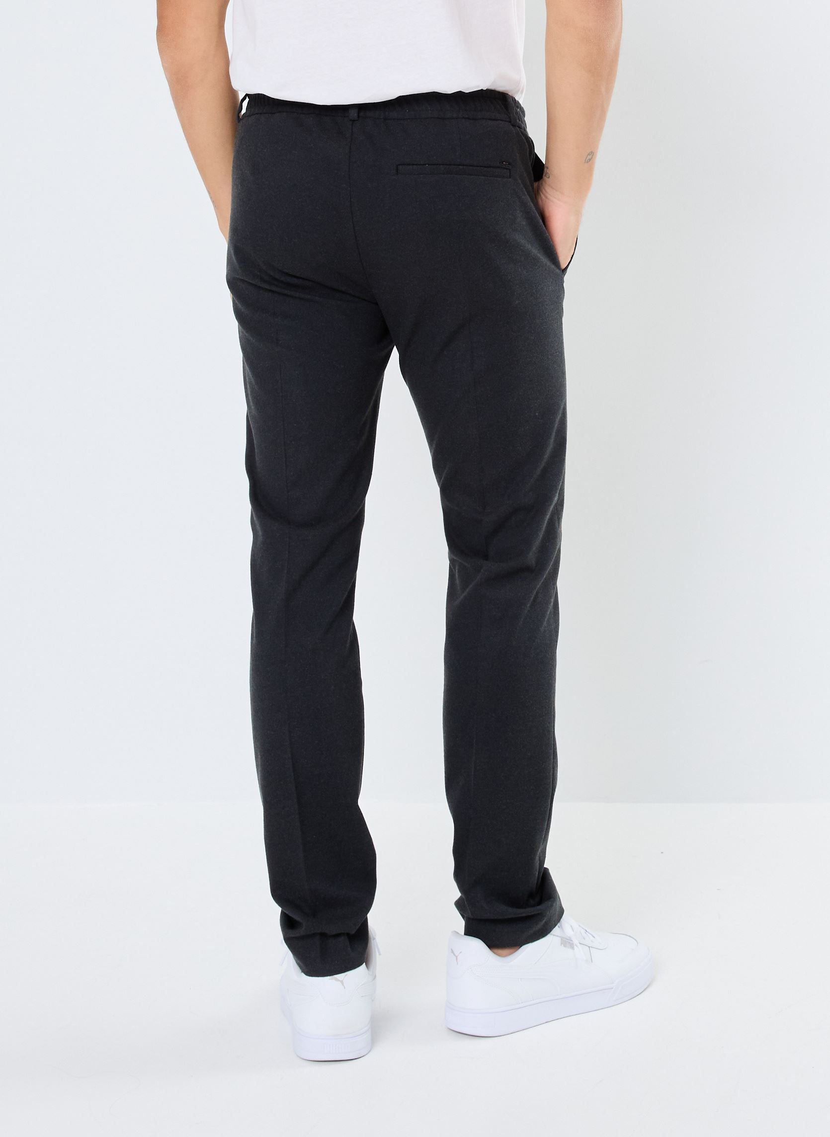 Pantalons droits MZ22223 homme gris IKKS Men Pantalons droits MZ22223 homme gris ANTHRACITE