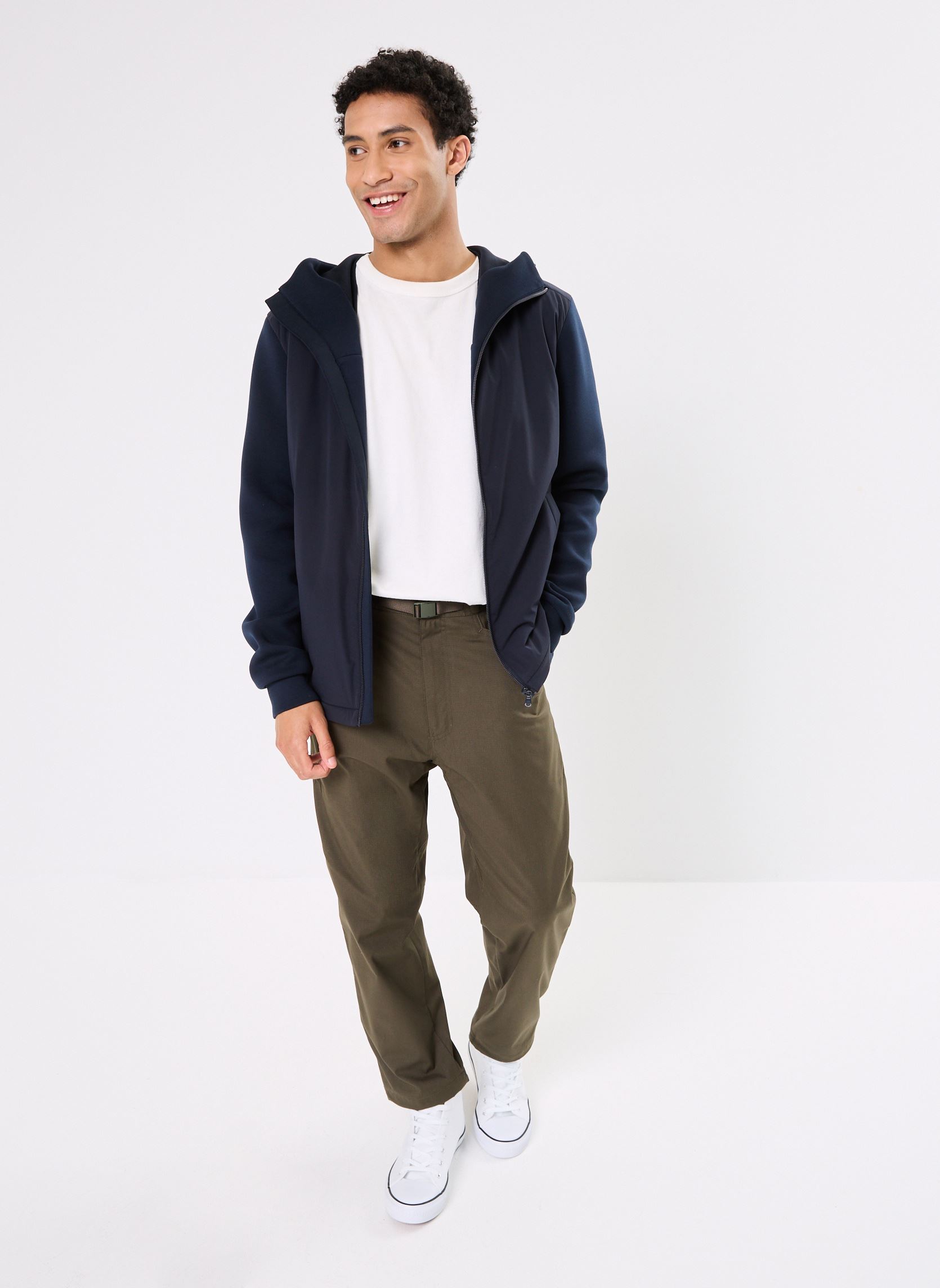 Sweats zippés MZ45013 homme bleu IKKS Men Sweats zippés MZ45013 homme bleu MARINE
