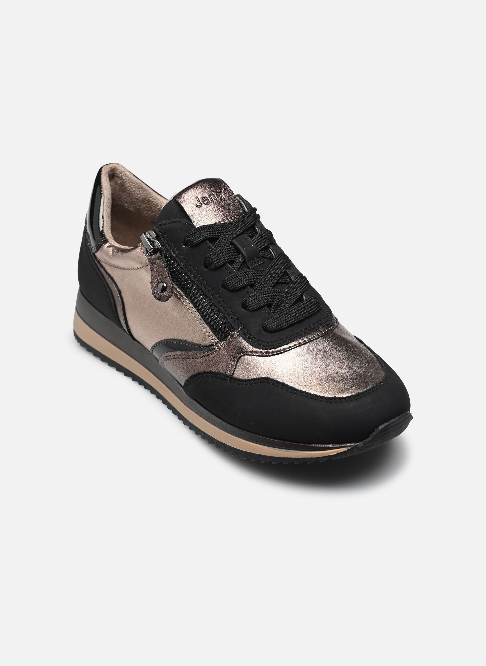 Lage sneakers 23774-43 dames zwart Jana shoes Lage sneakers 23774-43 dames zwart Black/pewter