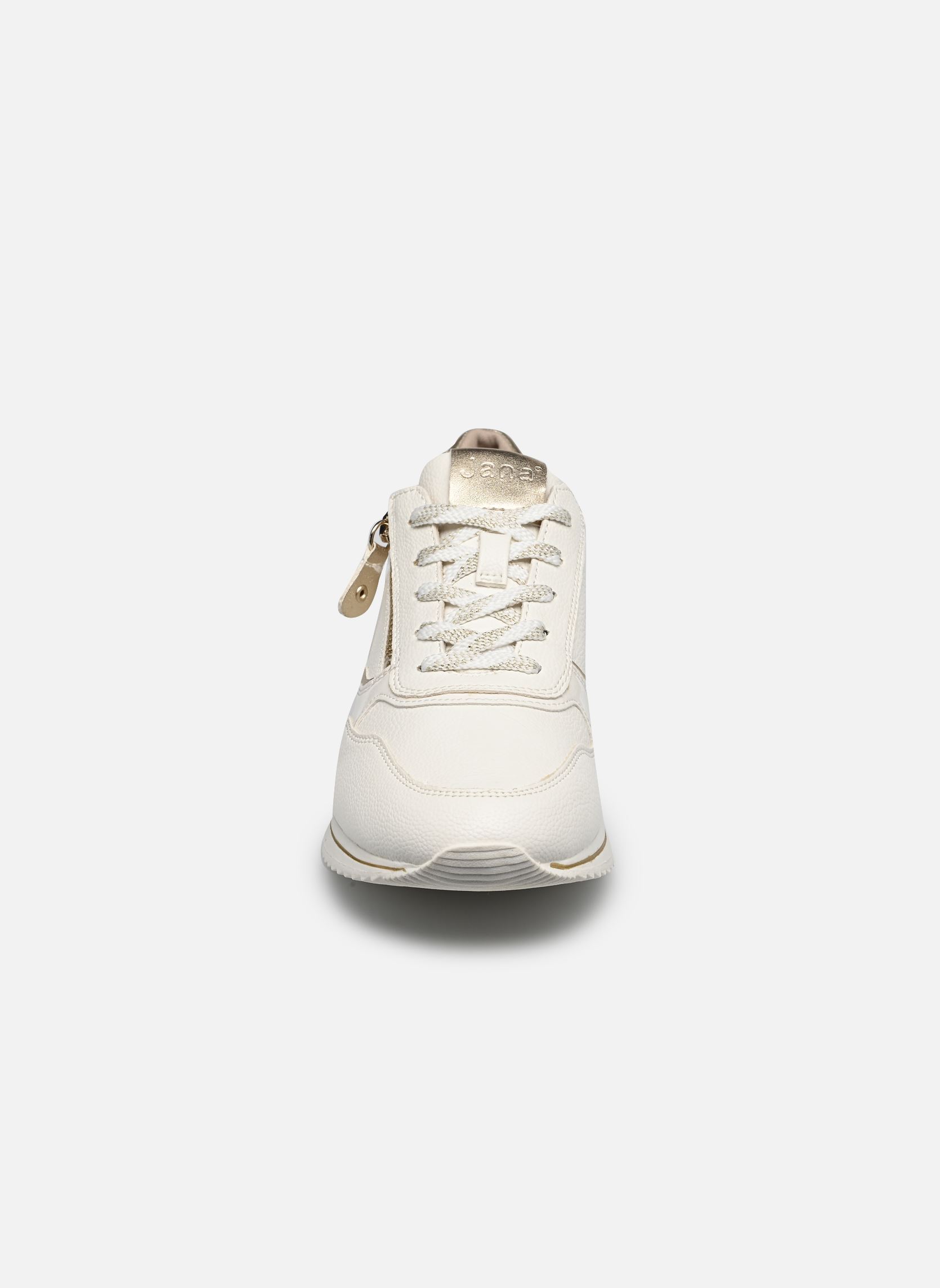 Niedrige Sneaker 23774-43 damen weiß Jana shoes Niedrige Sneaker 23774-43 damen weiß White/gold