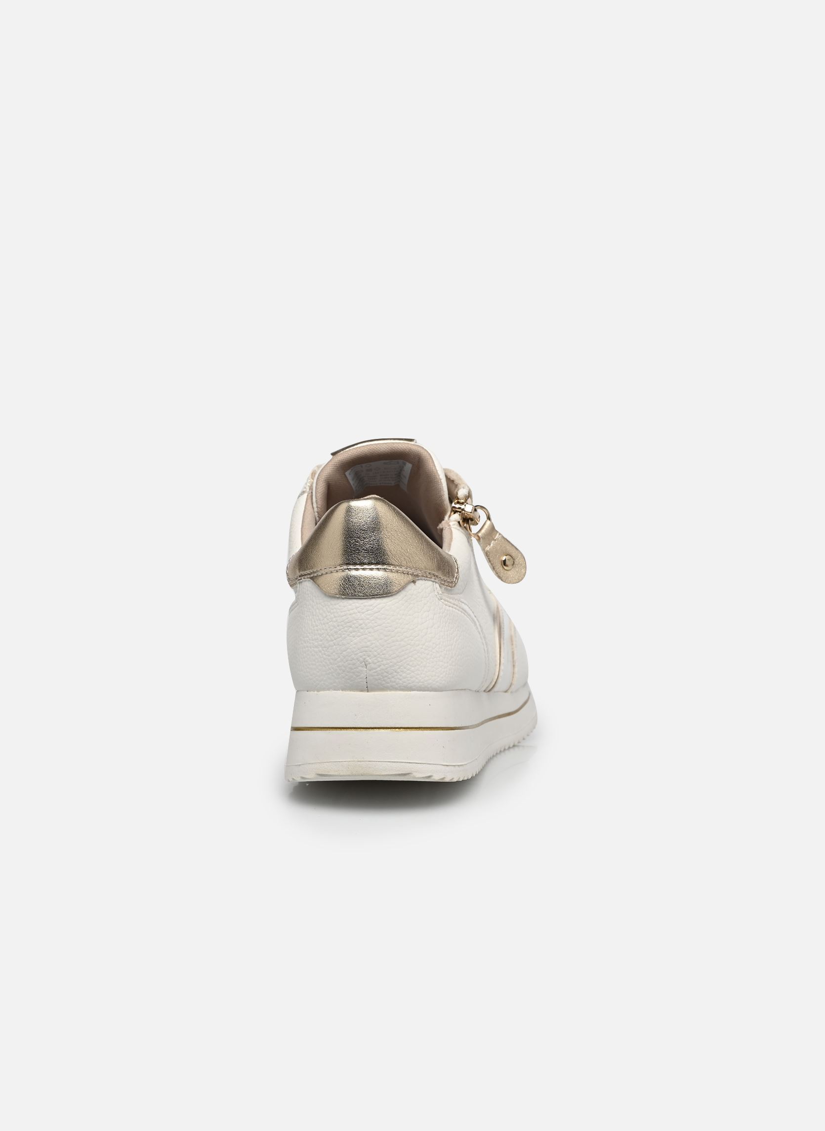 Niedrige Sneaker 23774-43 damen weiß Jana shoes Niedrige Sneaker 23774-43 damen weiß White/gold