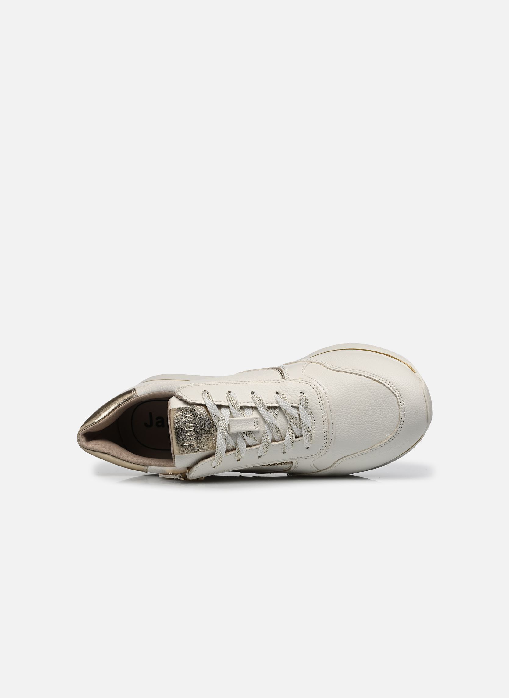 Niedrige Sneaker 23774-43 damen weiß Jana shoes Niedrige Sneaker 23774-43 damen weiß White/gold