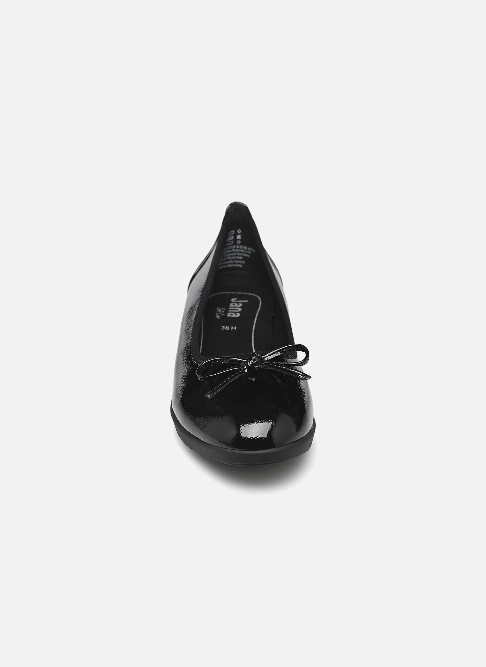 Klassische Ballerinas 22162-43 damen schwarz Jana shoes Klassische Ballerinas 22162-43 damen schwarz Black Patent